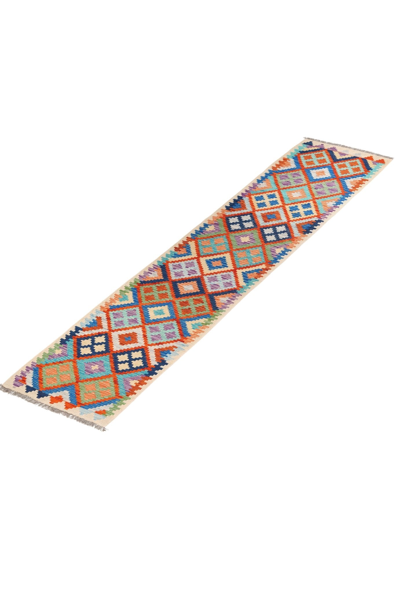 Kelim loper vloerkleed handgeweven uit Afghanistan - 2