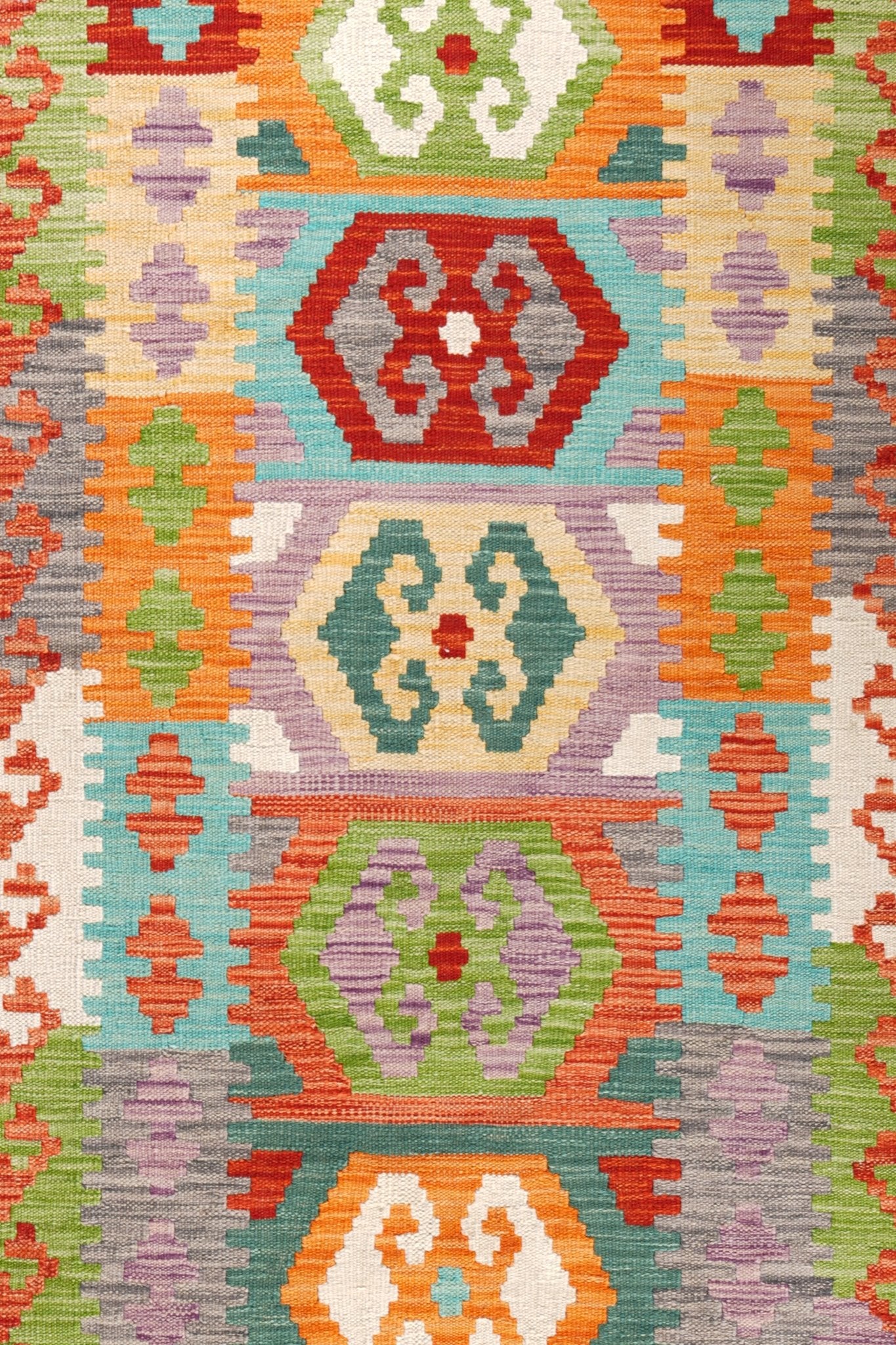 Kelim loper vloerkleed handgeweven uit Afghanistan - 3