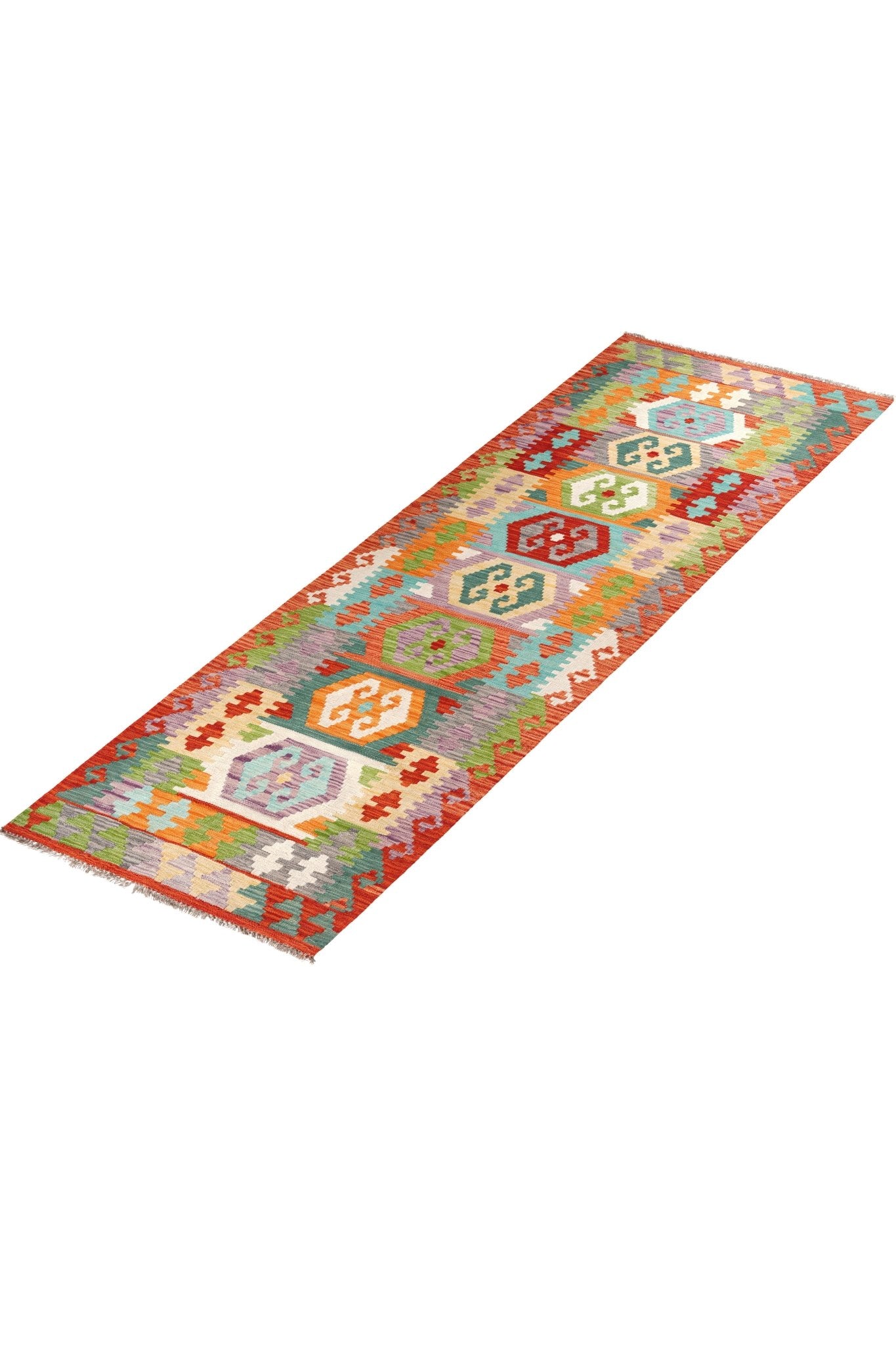 Kelim loper vloerkleed handgeweven uit Afghanistan - 2