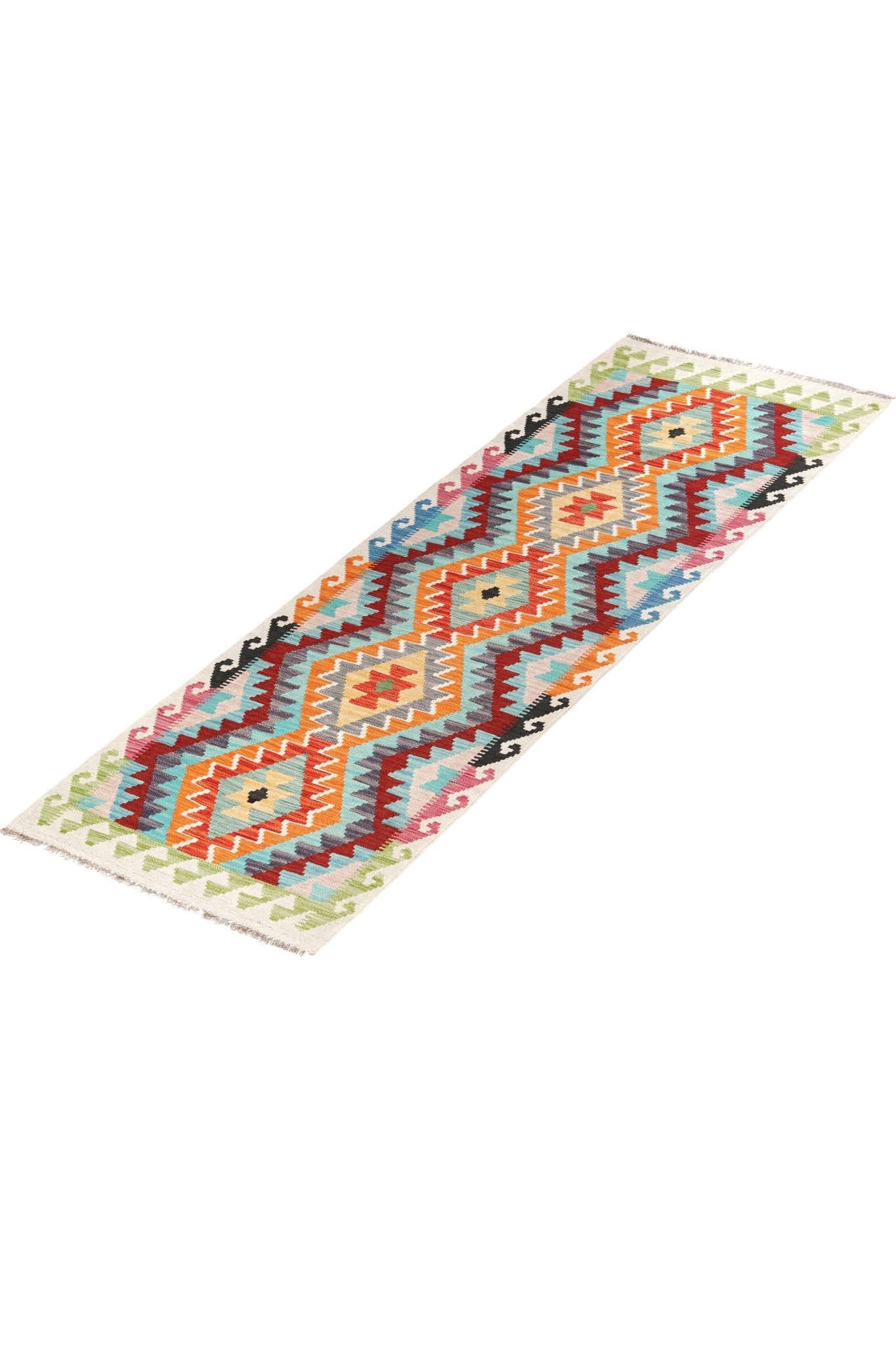 Kelim loper vloerkleed handgeweven uit Afghanistan - 2