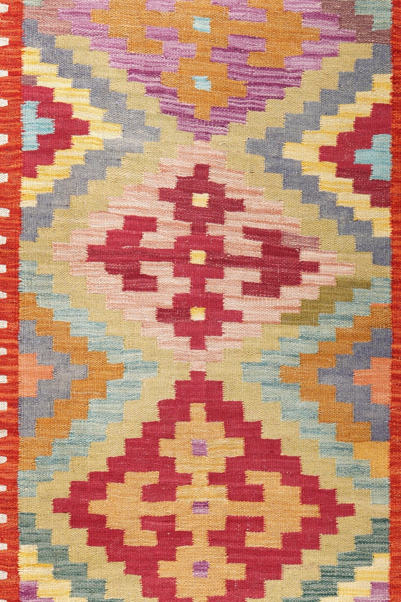 Kelim loper vloerkleed handgeweven uit Afghanistan - 3