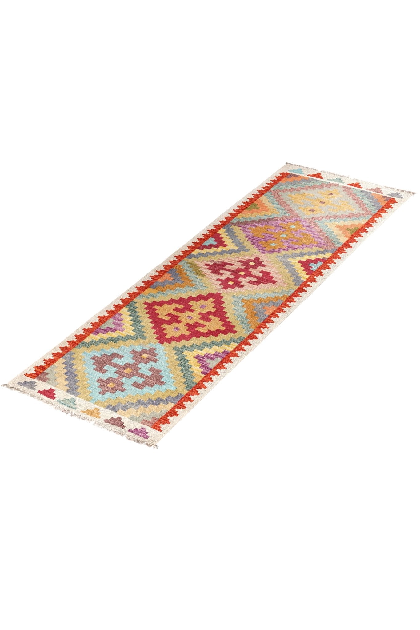 Kelim loper vloerkleed handgeweven uit Afghanistan - 2