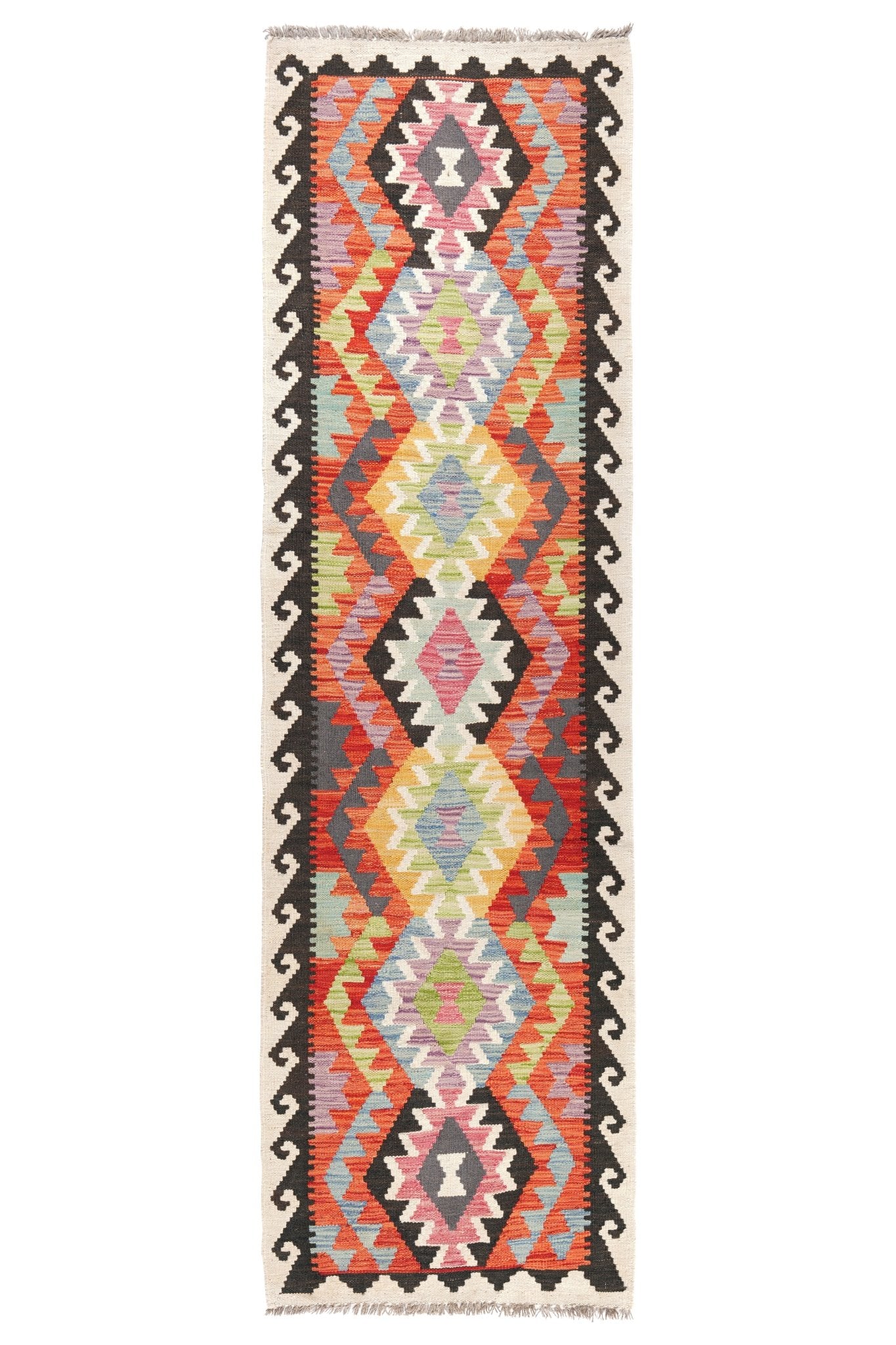 Kelim loper vloerkleed handgeweven uit Afghanistan - 1