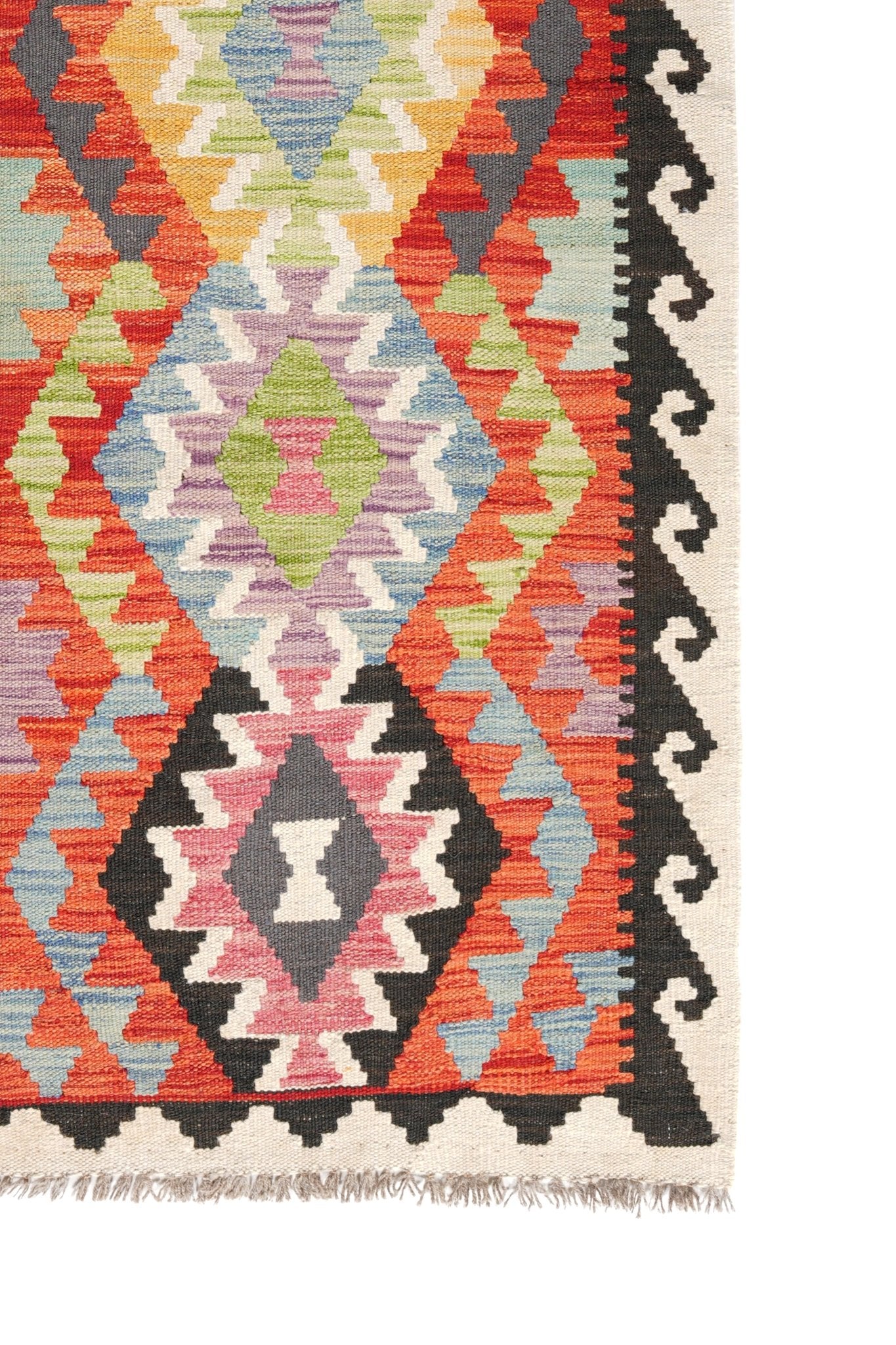 Kelim loper vloerkleed handgeweven uit Afghanistan - 4