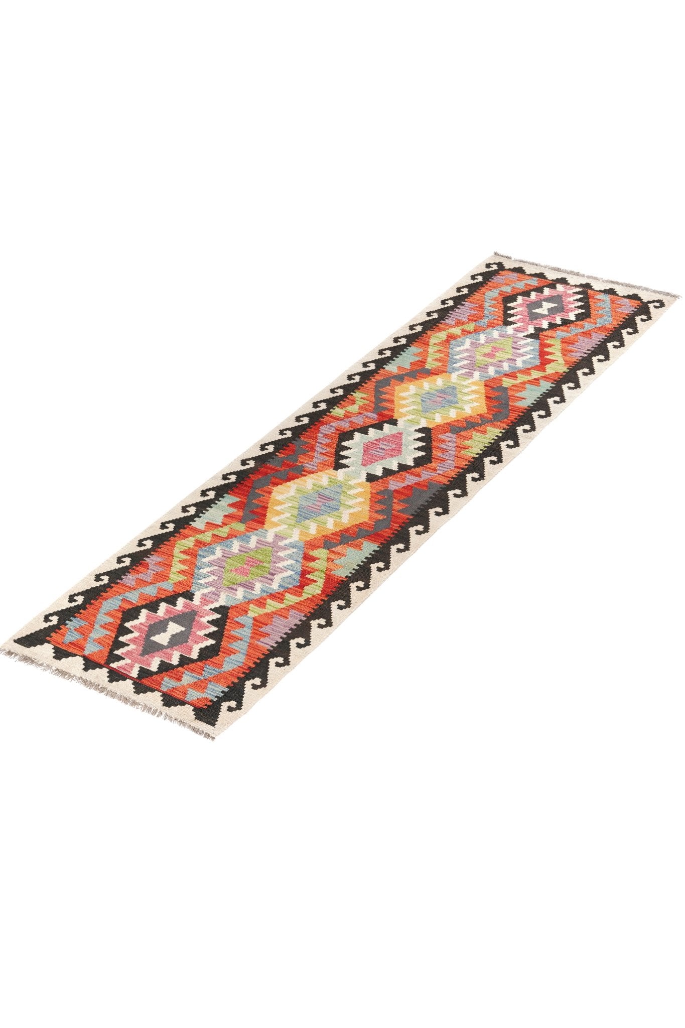 Kelim loper vloerkleed handgeweven uit Afghanistan - 2