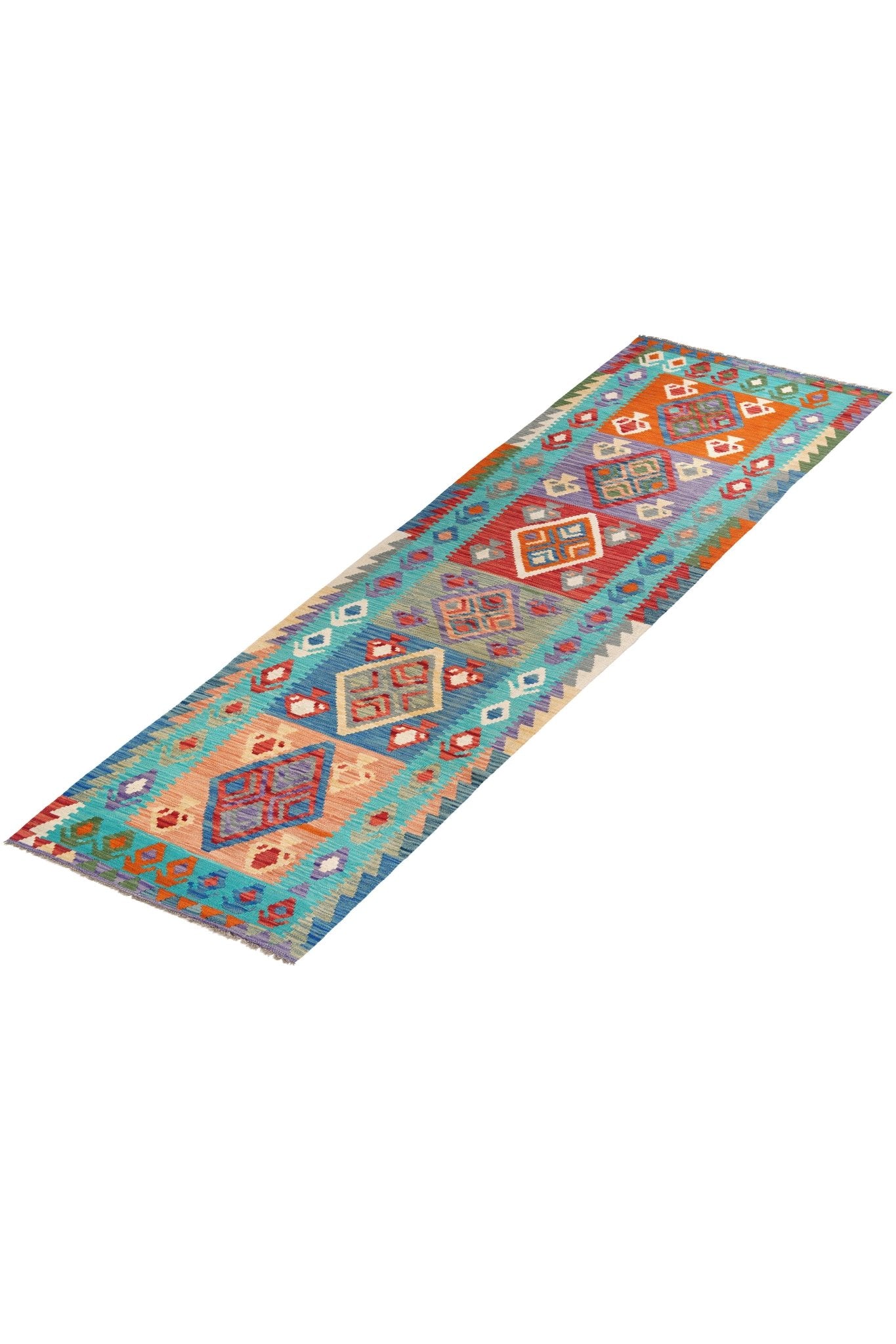 Kelim loper vloerkleed handgeweven uit Afghanistan - 2