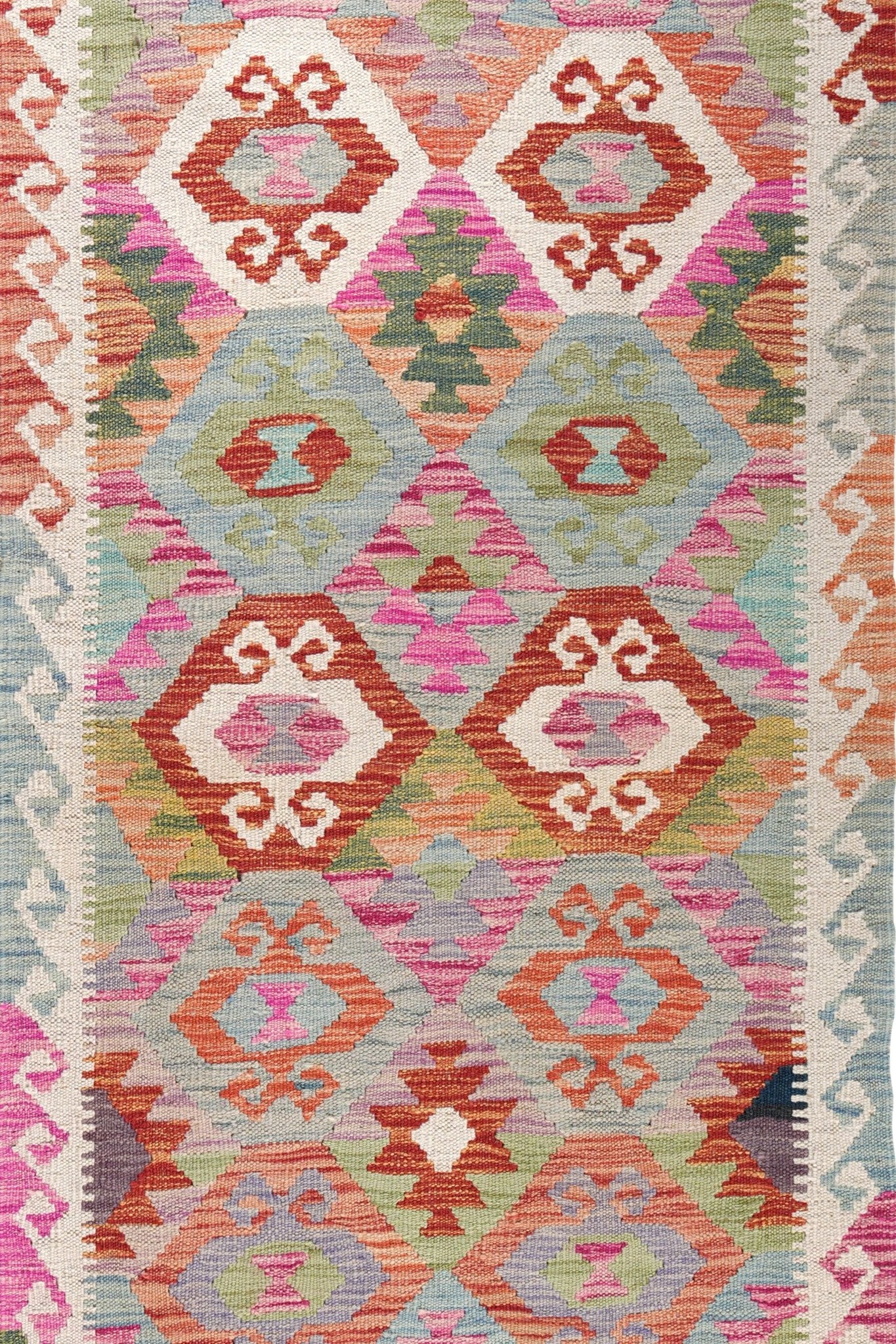 Kelim loper vloerkleed handgeweven uit Afghanistan - 3