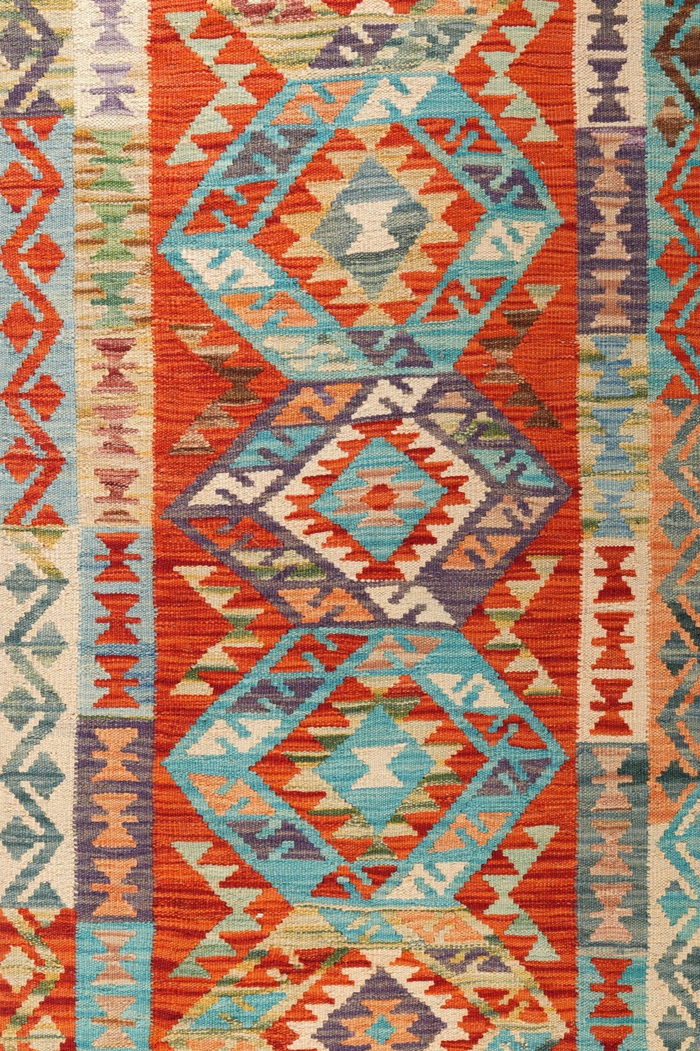 Kelim loper vloerkleed handgeweven uit Afghanistan - 3