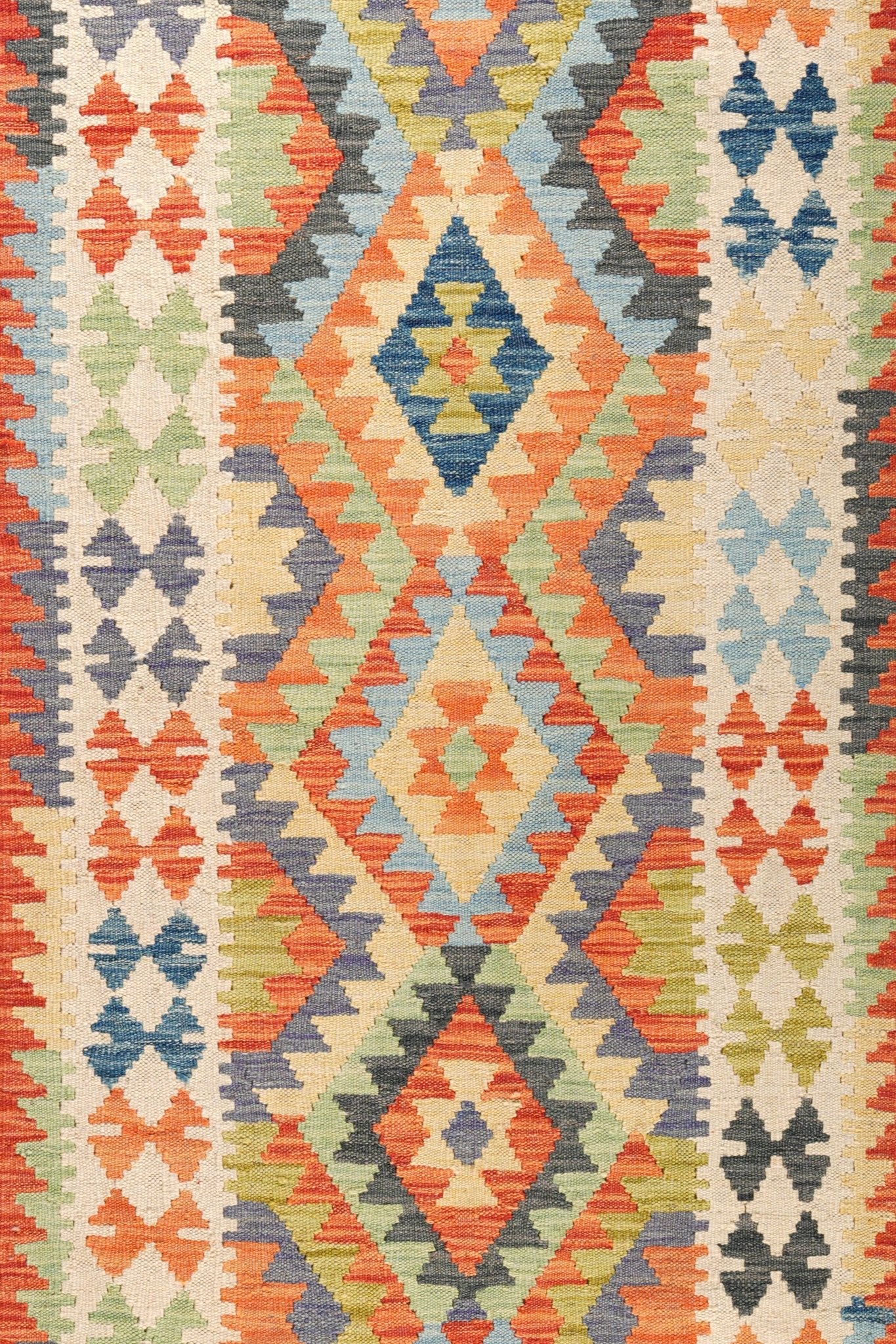 Kelim loper vloerkleed handgeweven uit Afghanistan - 3