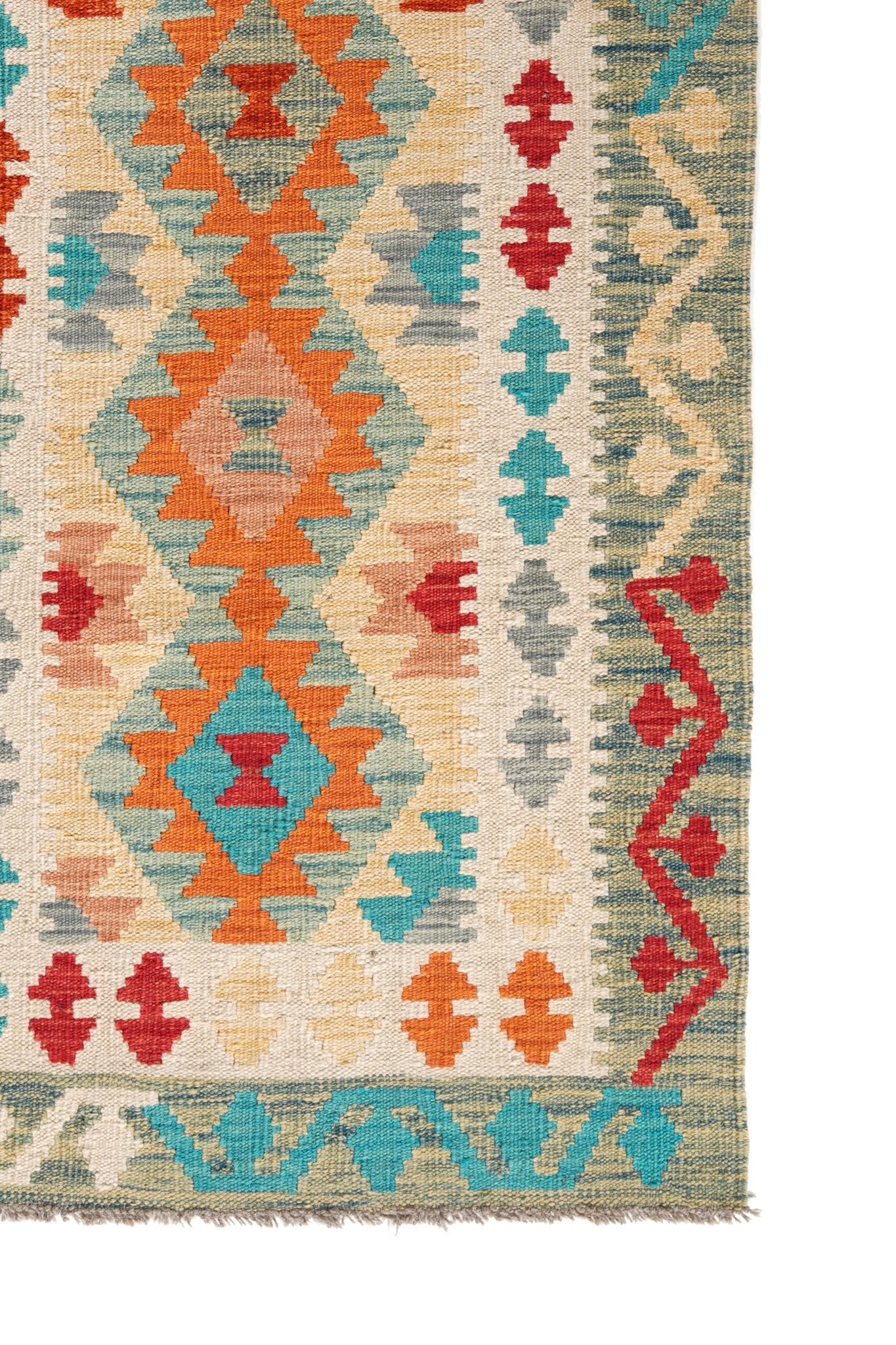 Kelim loper vloerkleed handgeweven uit Afghanistan - 4