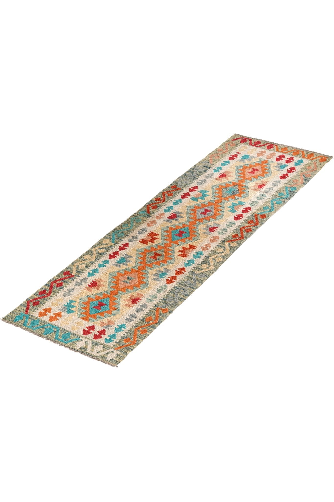 Kelim loper vloerkleed handgeweven uit Afghanistan - 2