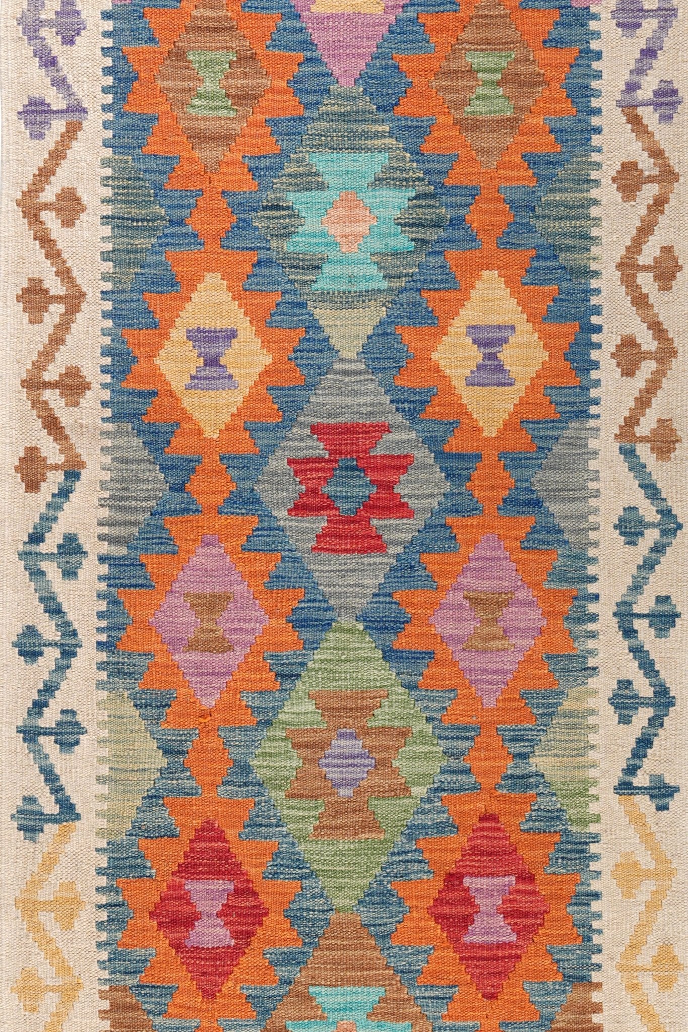 Kelim loper vloerkleed handgeweven uit Afghanistan - 3