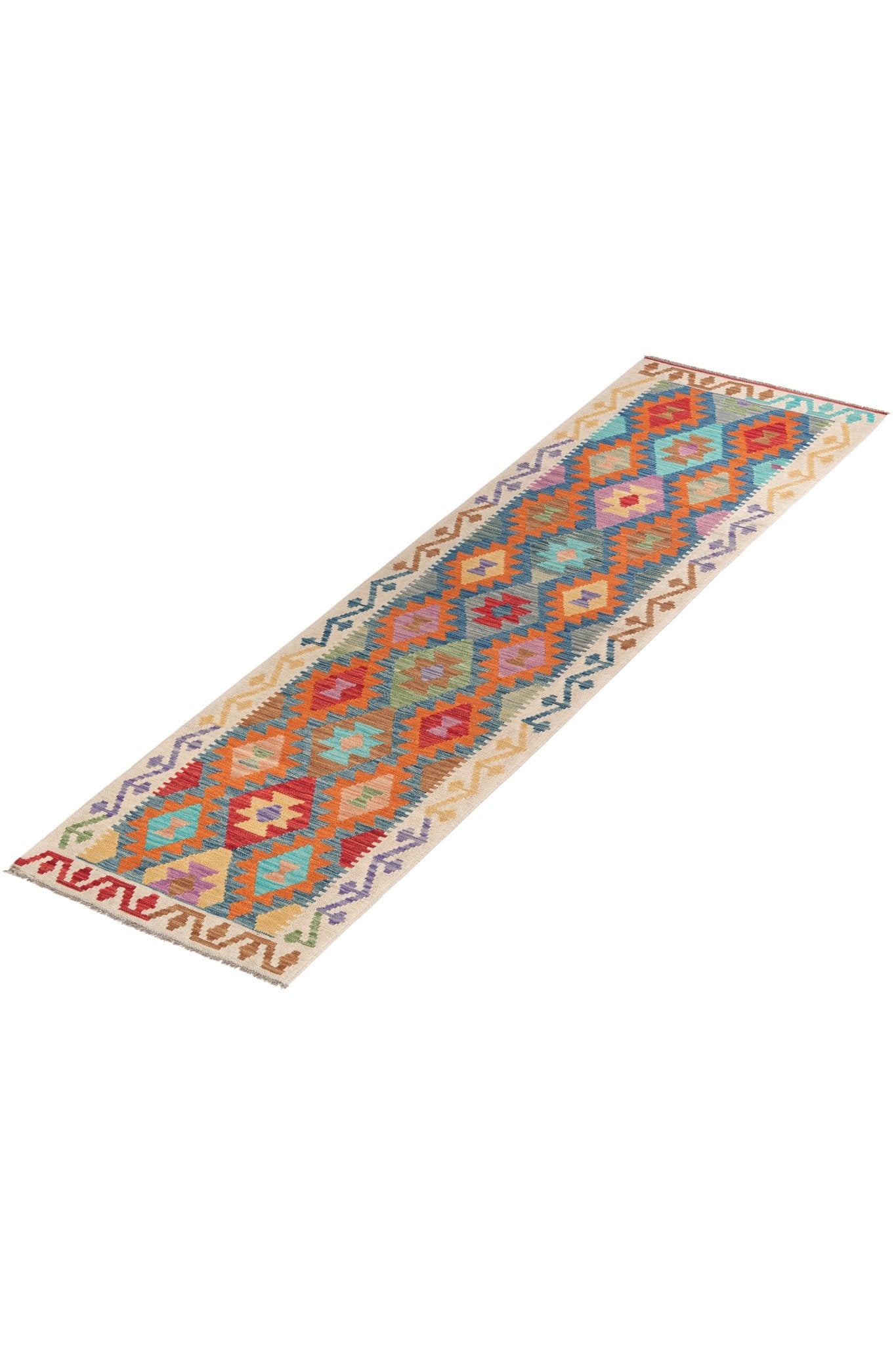 Kelim loper vloerkleed handgeweven uit Afghanistan - 2