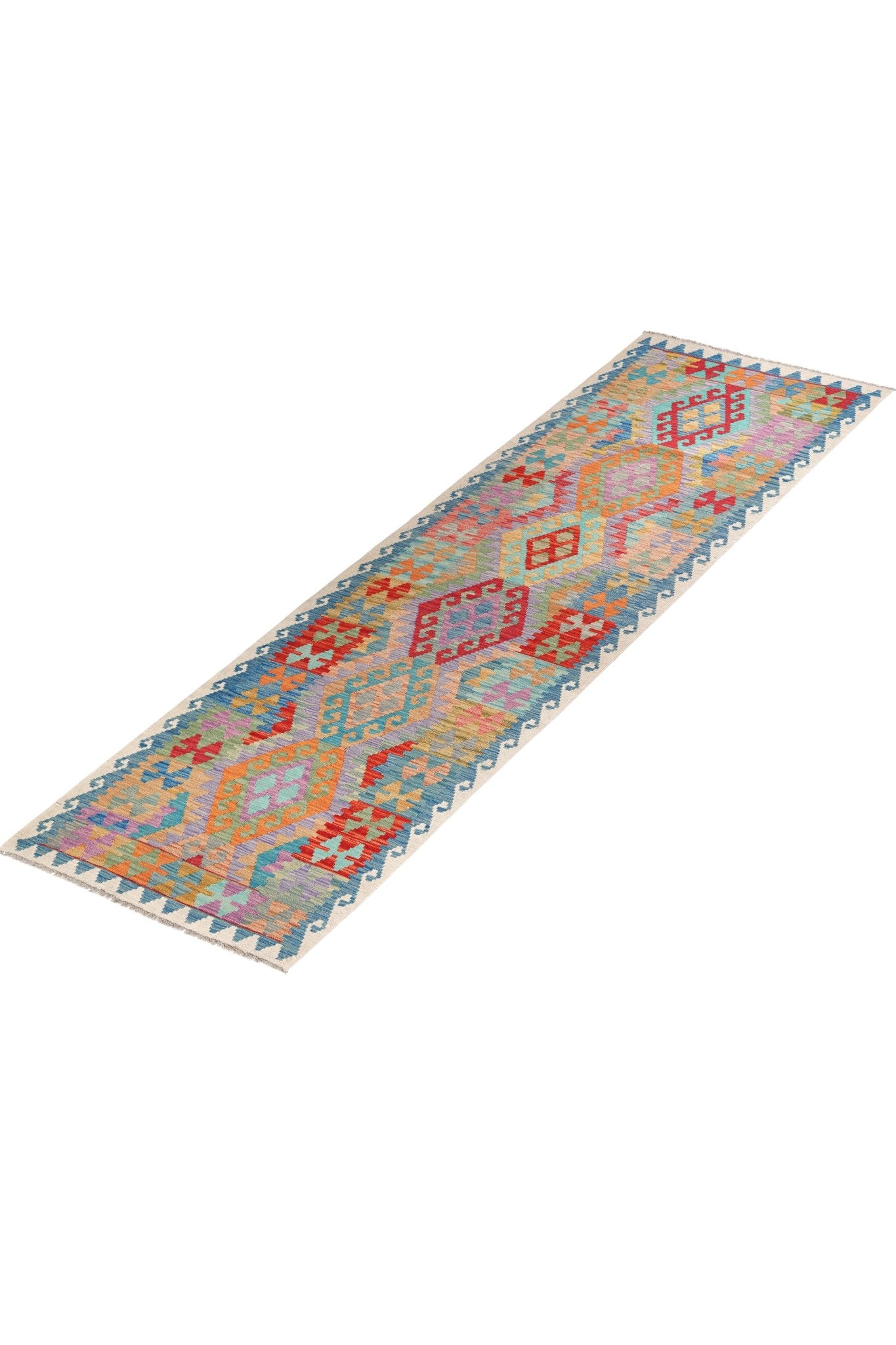 Kelim loper vloerkleed handgeweven uit Afghanistan - 2