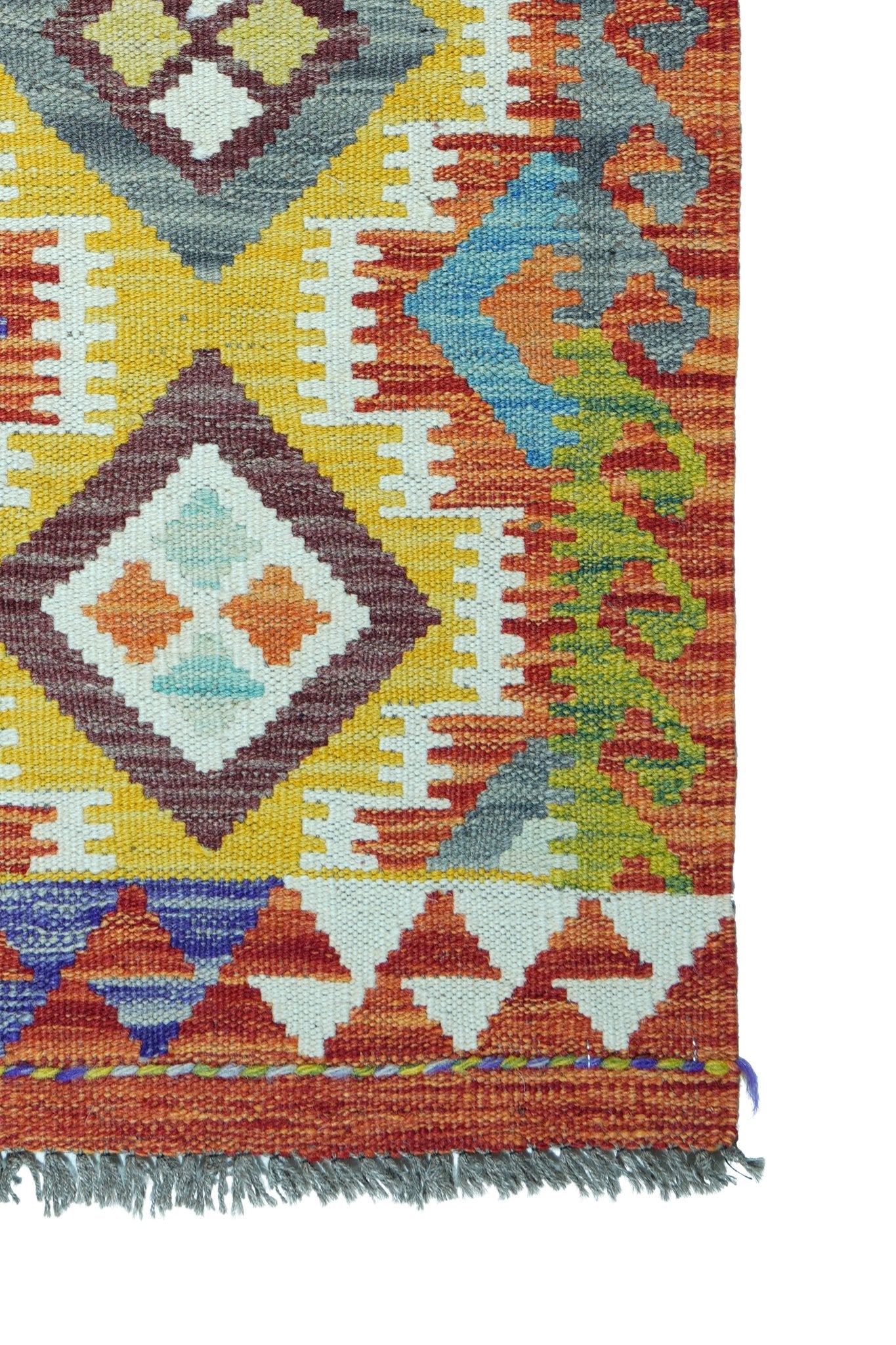 Kelim vloerkleed handgeweven uit Afghanistan - 4