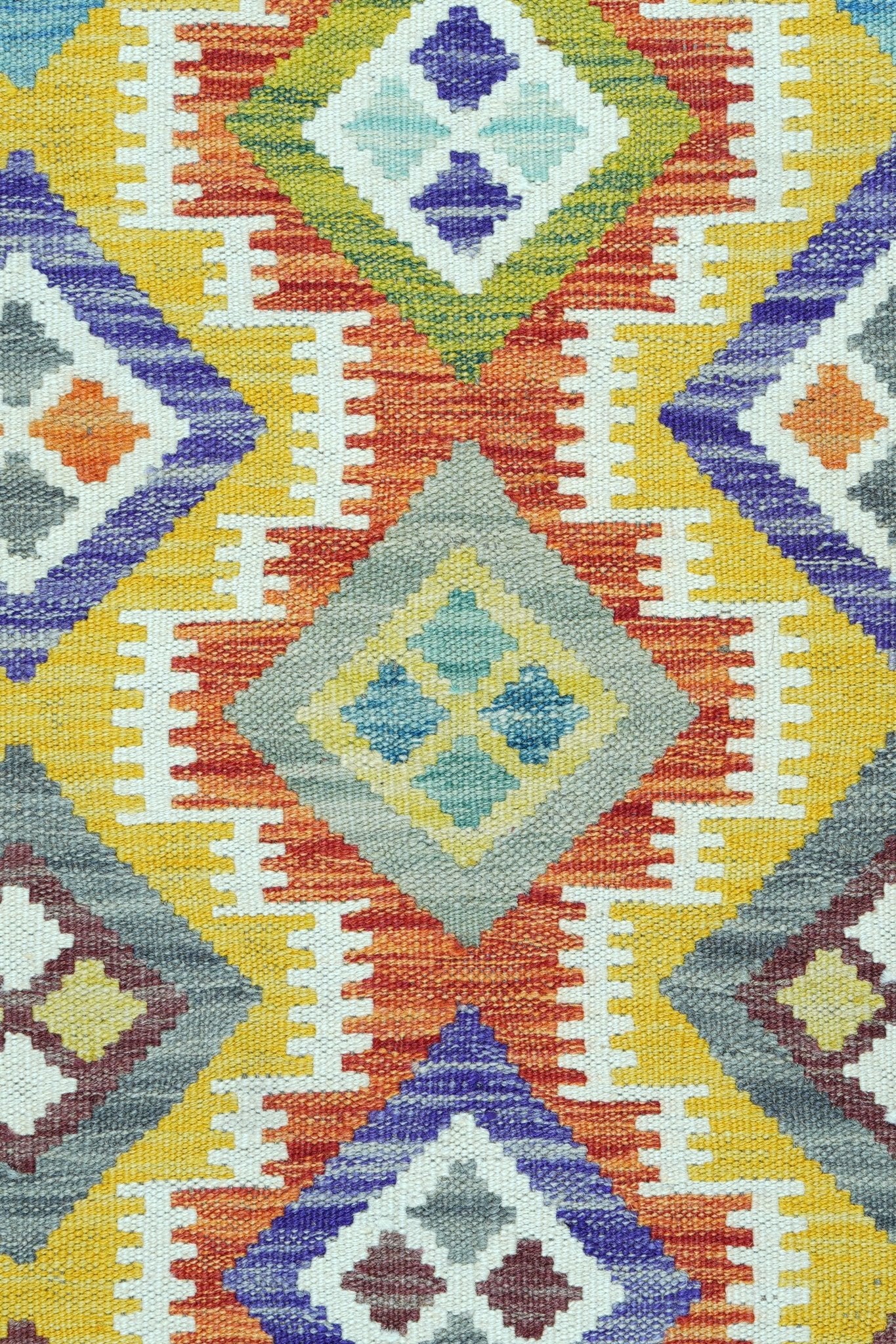 Kelim vloerkleed handgeweven uit Afghanistan - 3