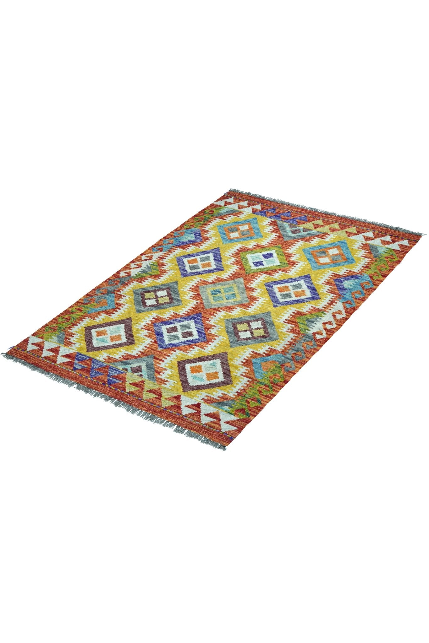 Kelim vloerkleed handgeweven uit Afghanistan - 2