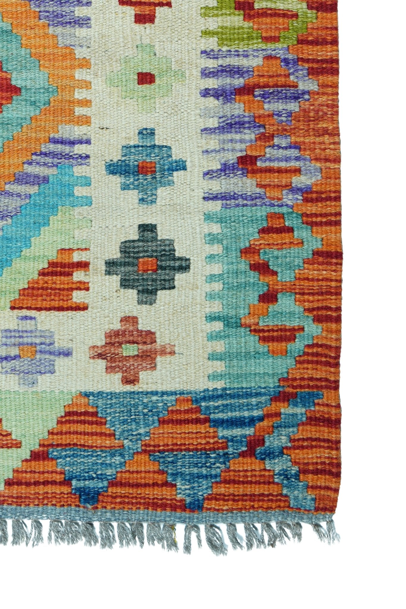 Kelim vloerkleed handgeweven uit Afghanistan - 4