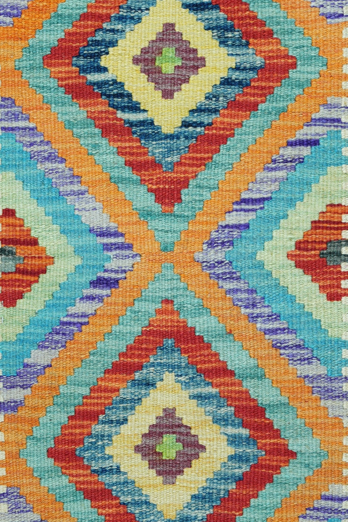 Kelim vloerkleed handgeweven uit Afghanistan - 3