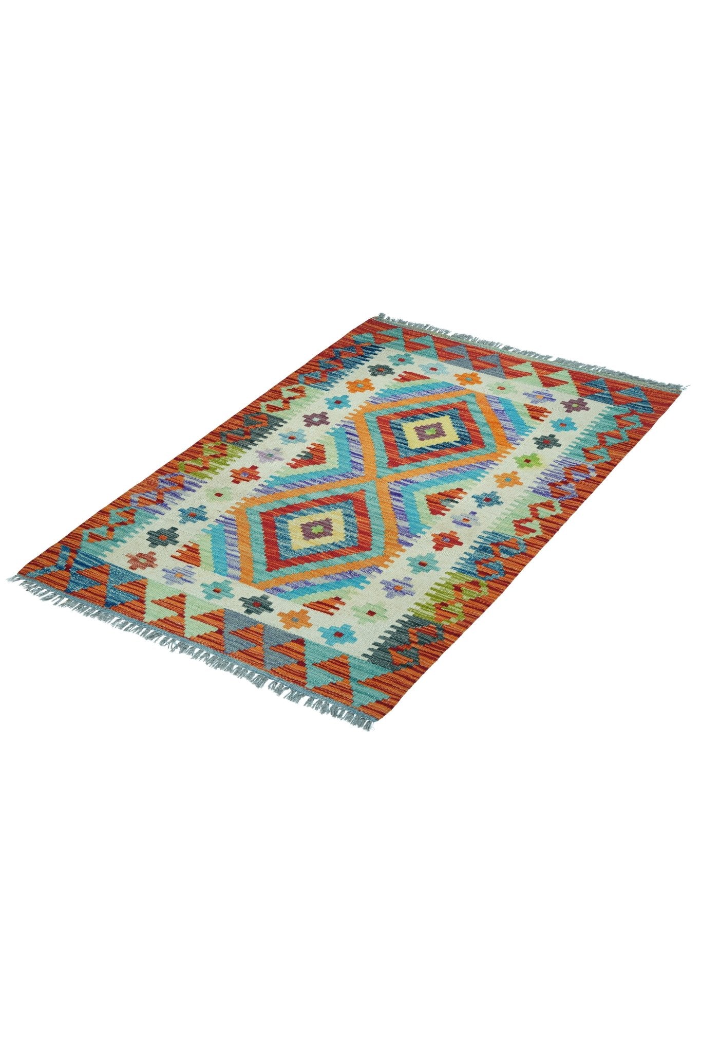 Kelim vloerkleed handgeweven uit Afghanistan - 2