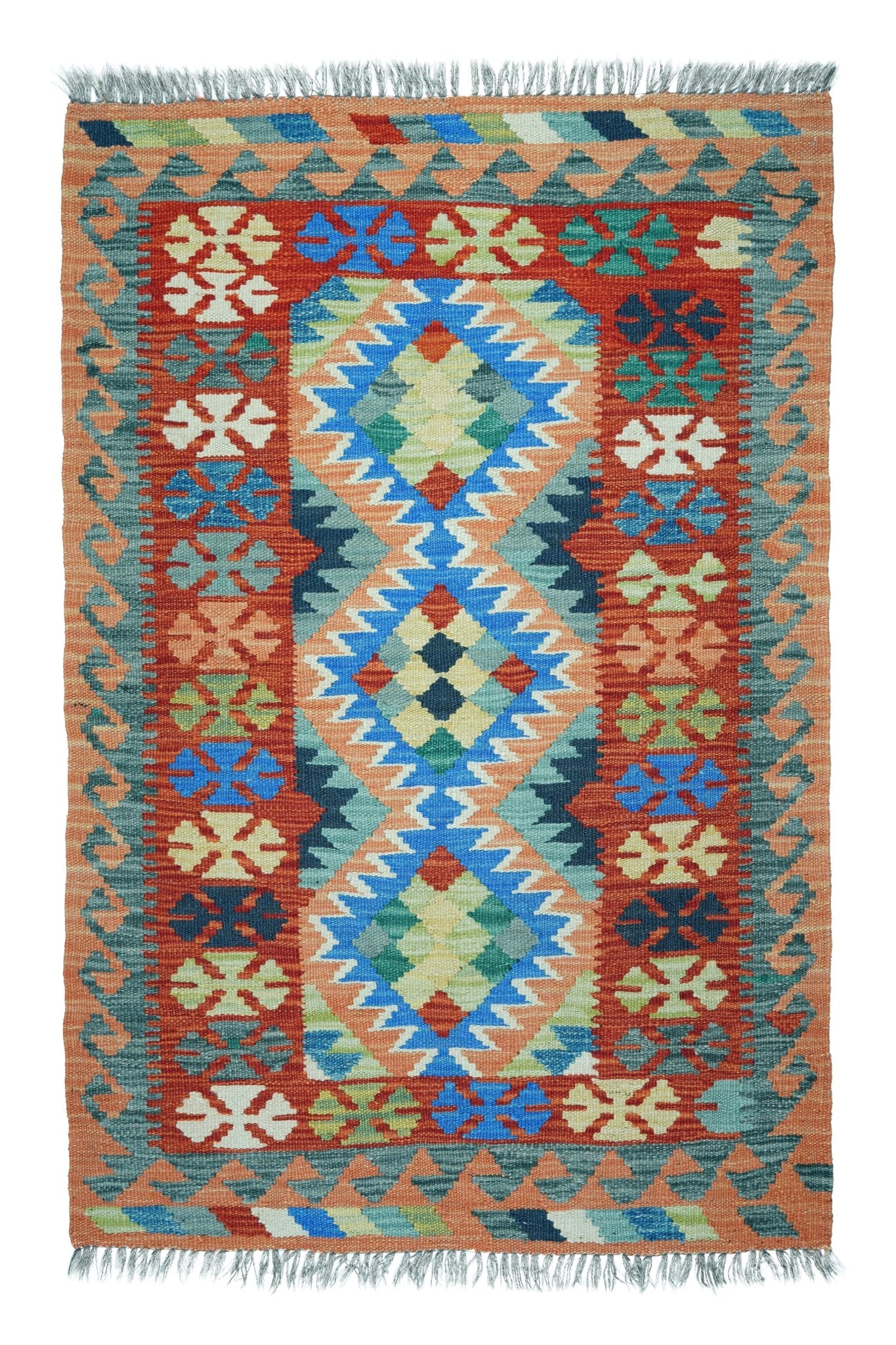 Kelim vloerkleed handgeweven uit Afghanistan - 1