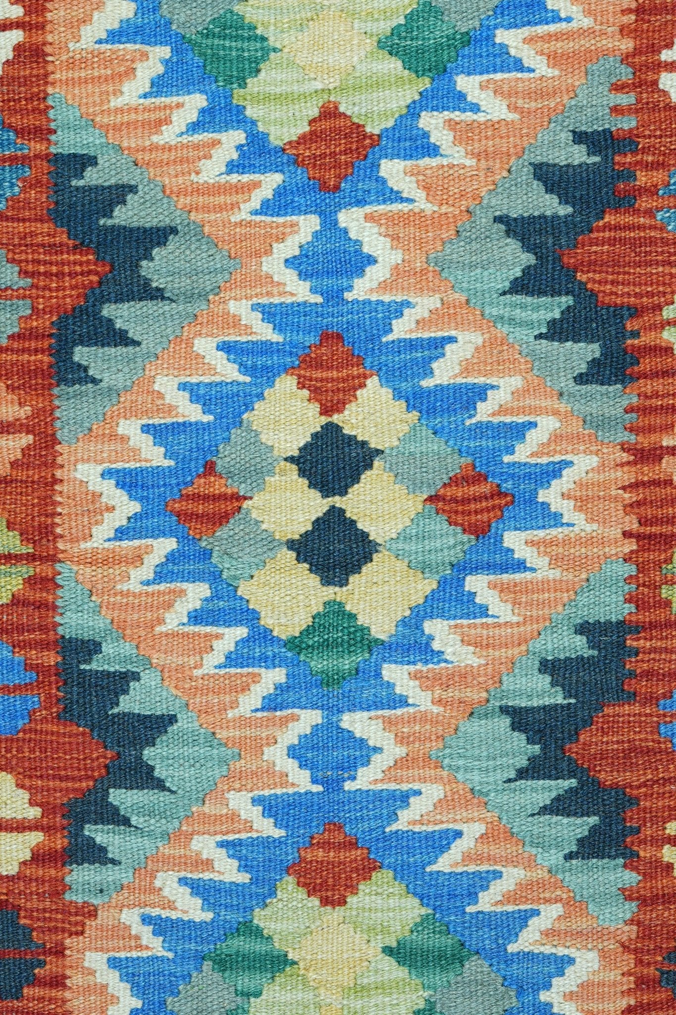 Kelim vloerkleed handgeweven uit Afghanistan - 3