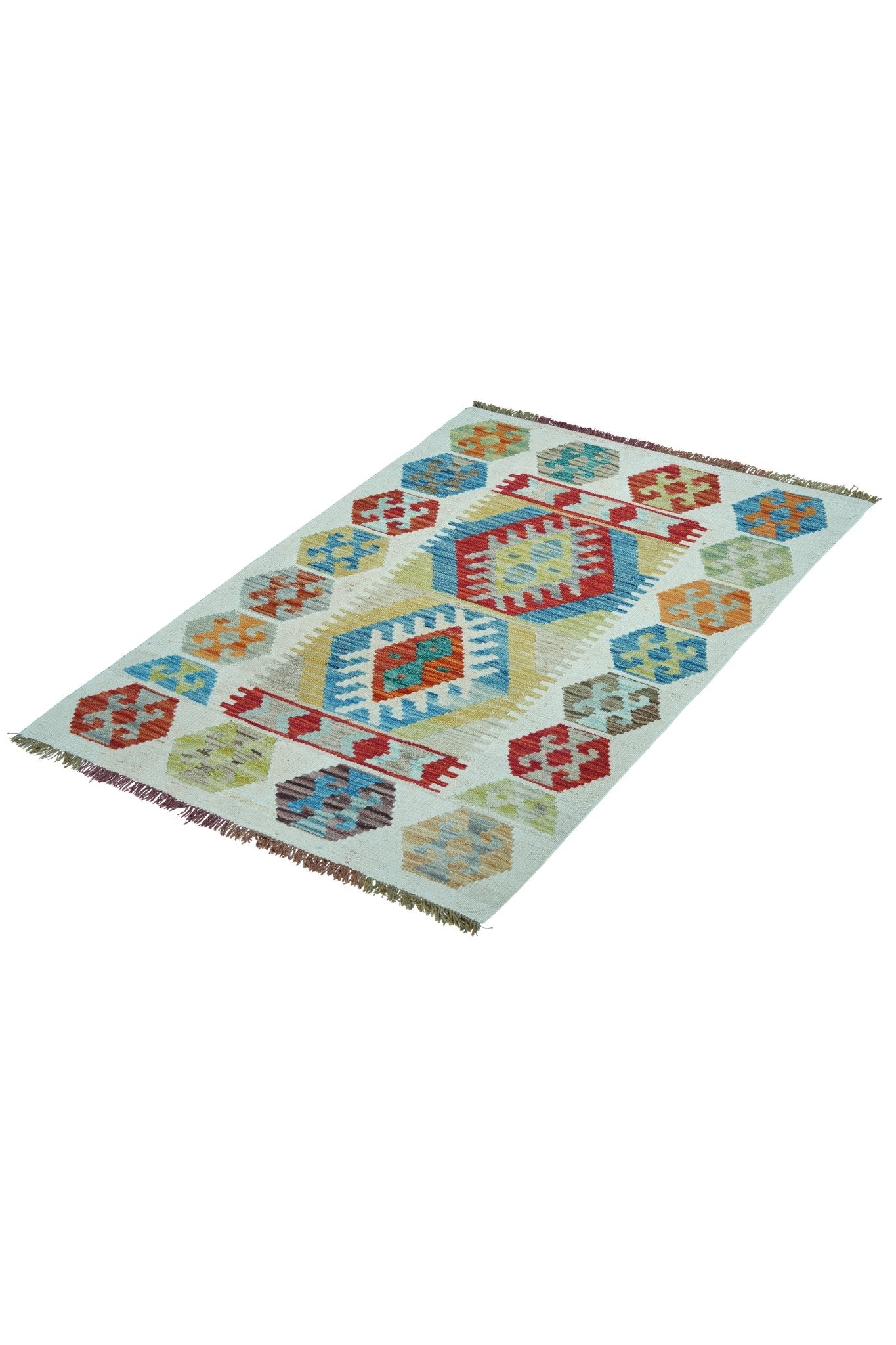 Kelim vloerkleed handgeweven uit Afghanistan - 2