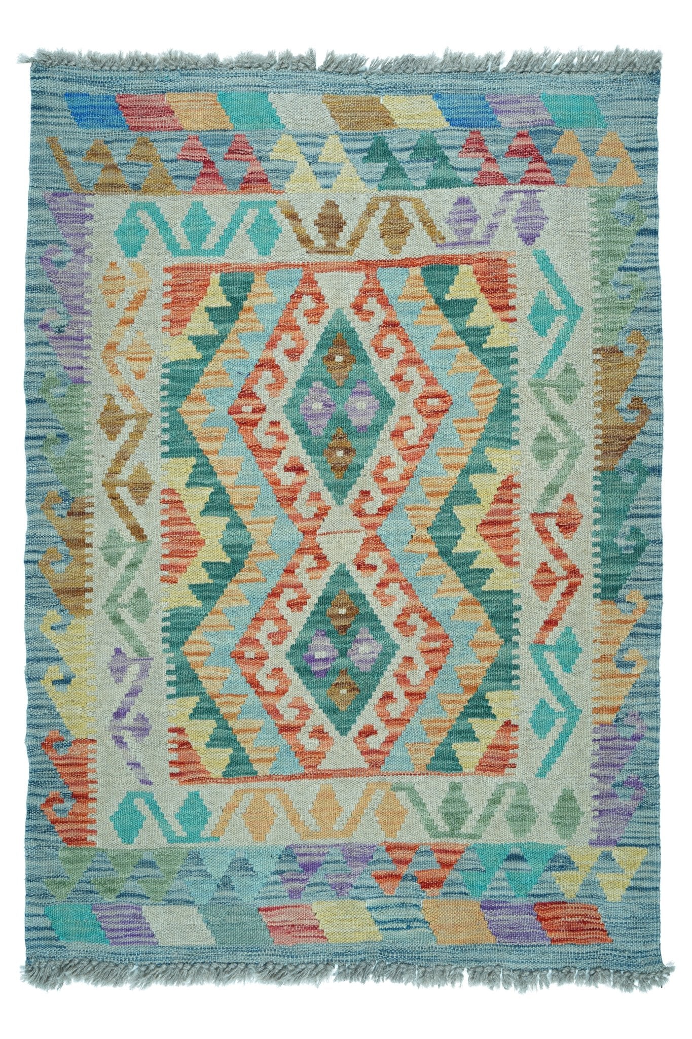 Kelim vloerkleed handgeweven uit Afghanistan - 1