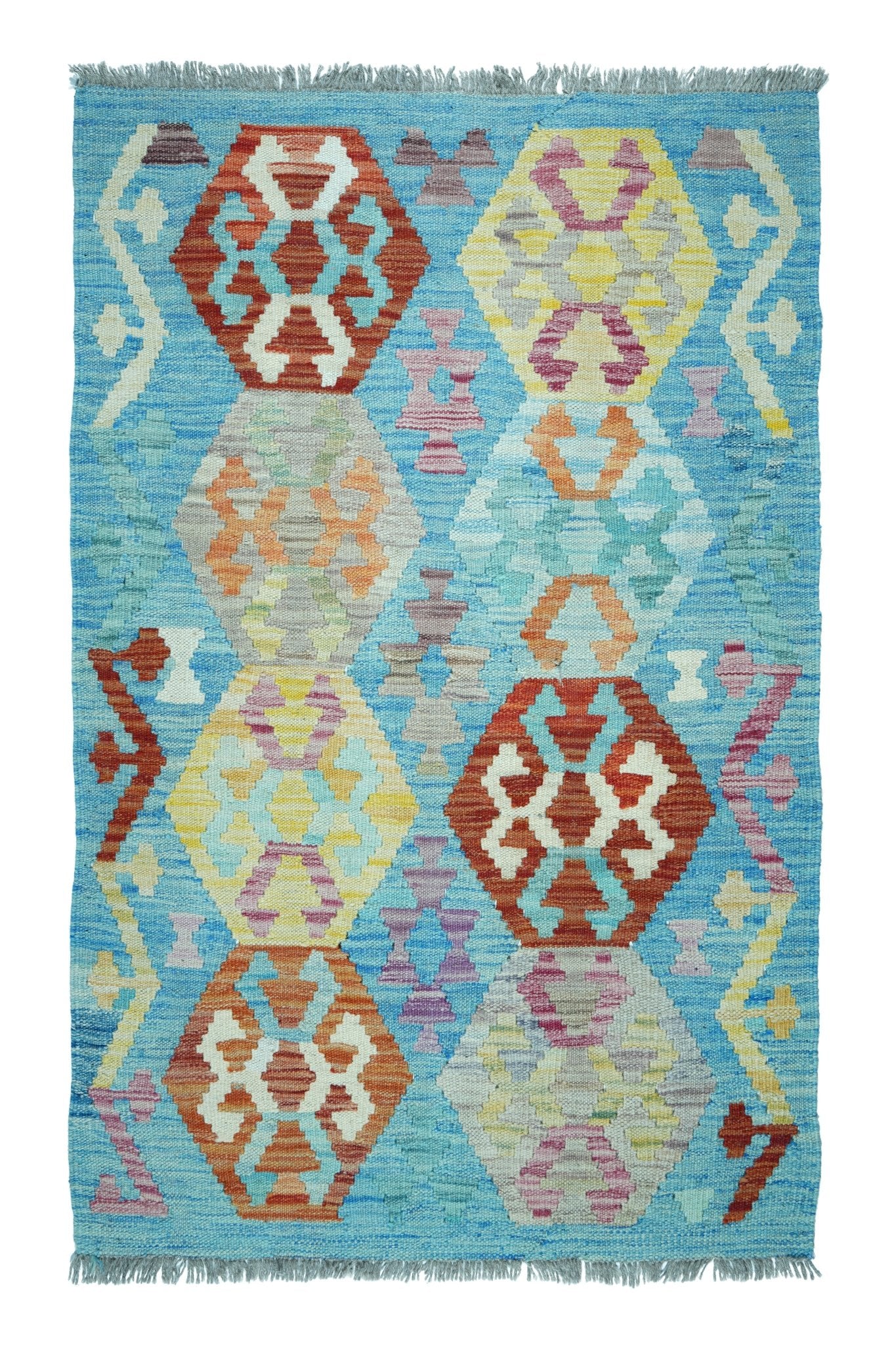 Kelim vloerkleed handgeweven uit Afghanistan - 1