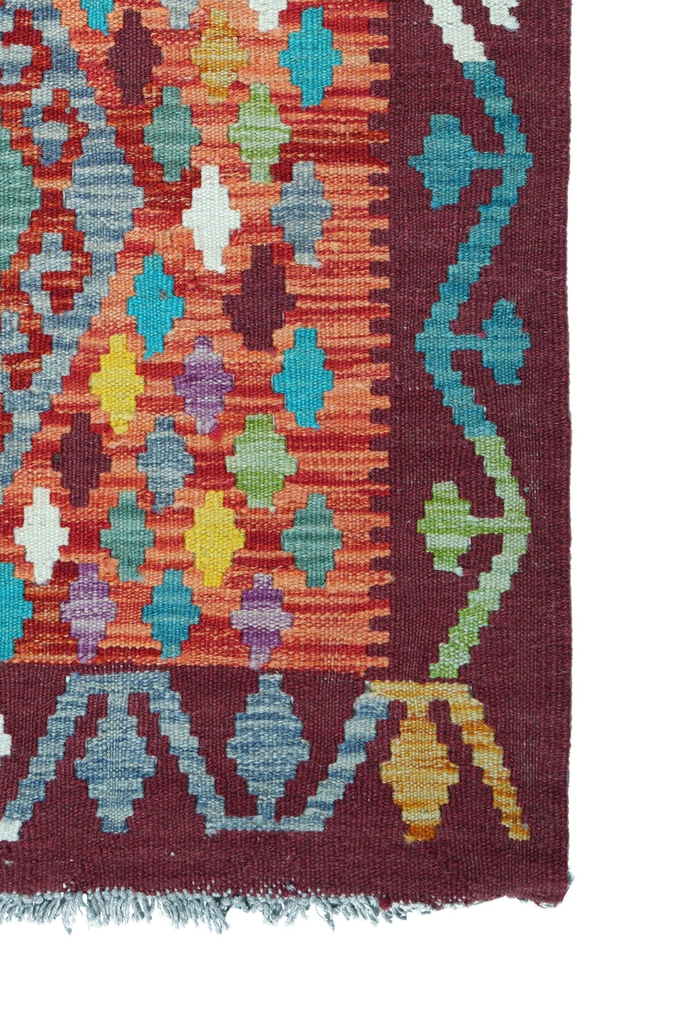 Kelim vloerkleed handgeweven uit Afghanistan - 4