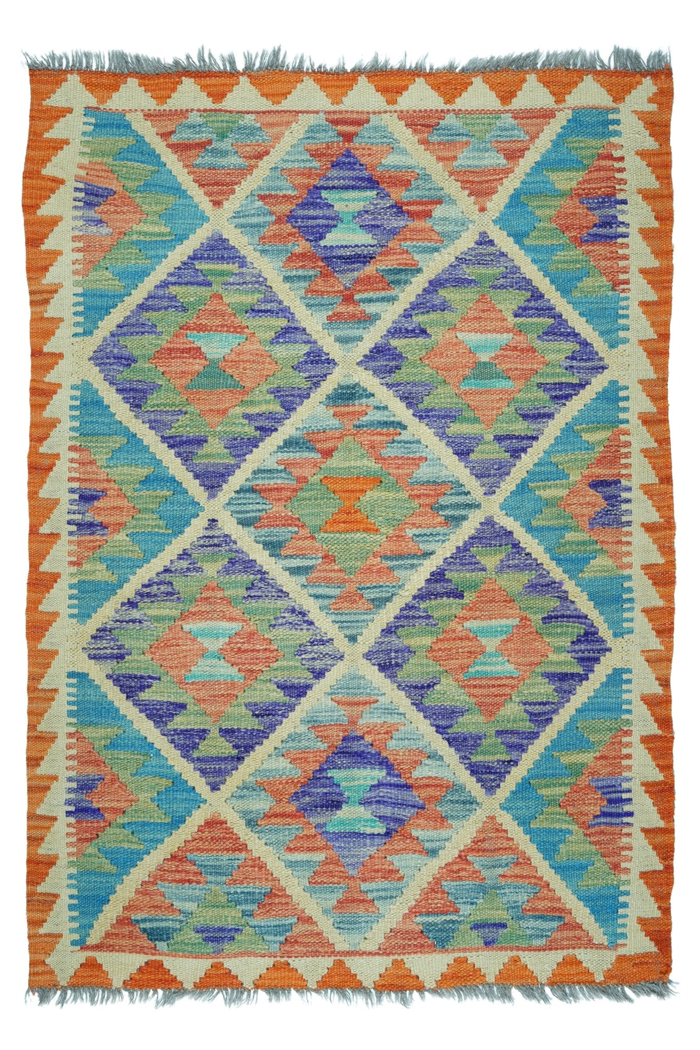 Kelim vloerkleed handgeweven uit Afghanistan - 1