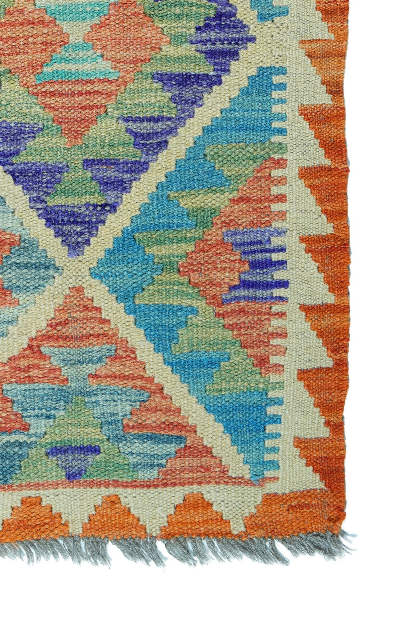 Kelim vloerkleed handgeweven uit Afghanistan - 4