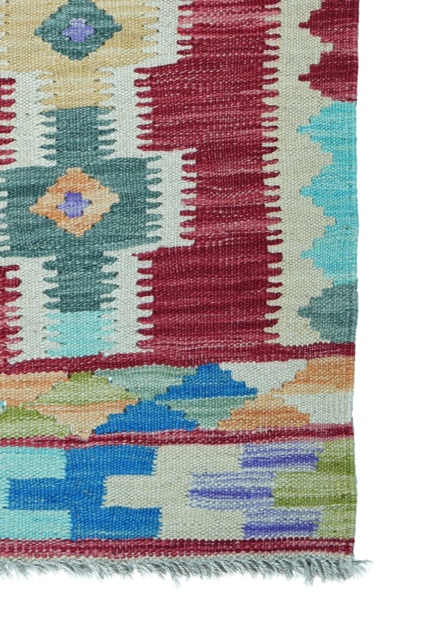 Kelim vloerkleed handgeweven uit Afghanistan - 4