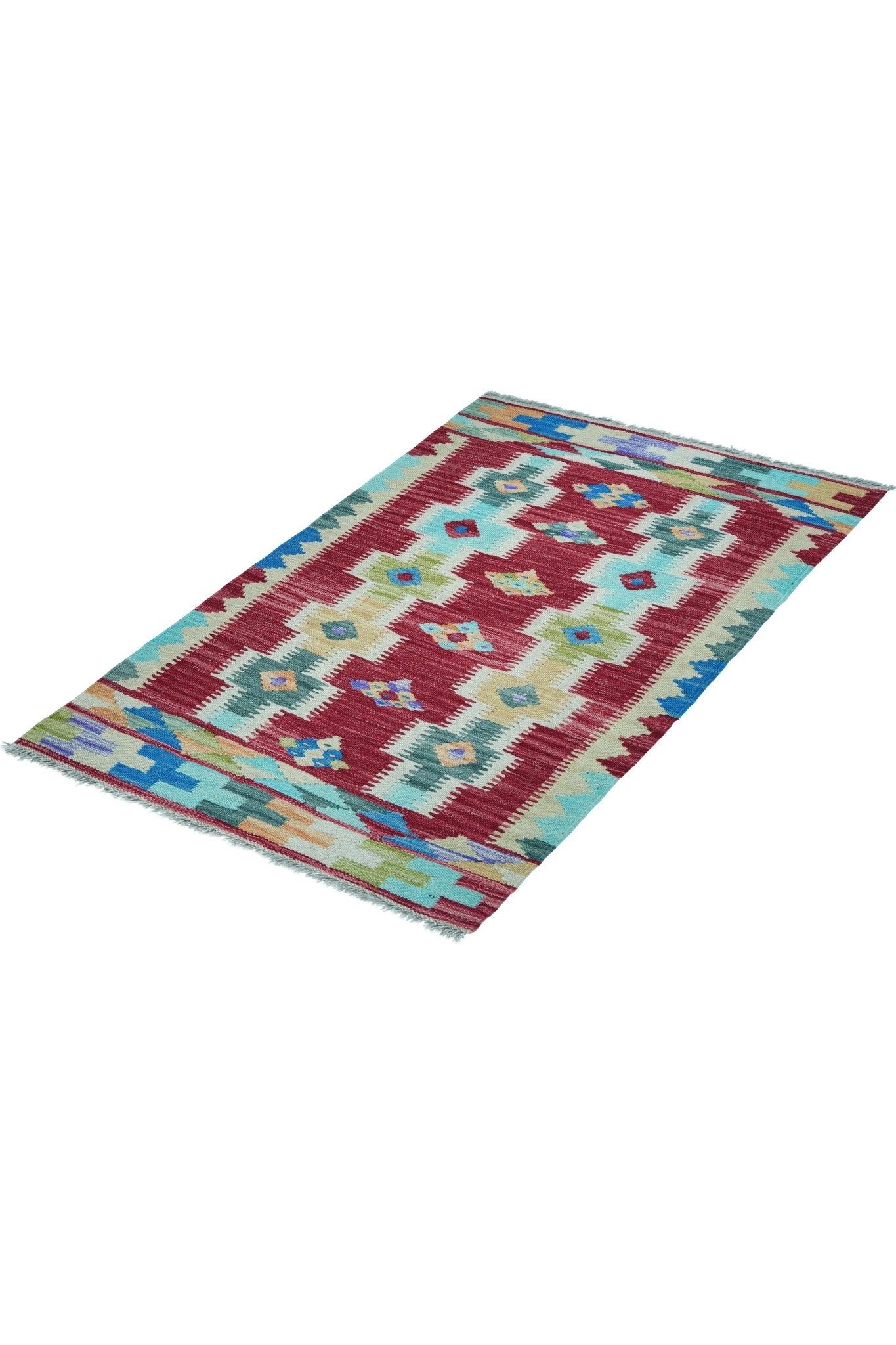 Kelim vloerkleed handgeweven uit Afghanistan - 2