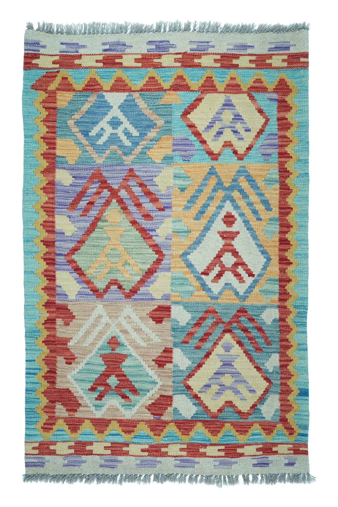 Kelim vloerkleed handgeweven uit Afghanistan - 1