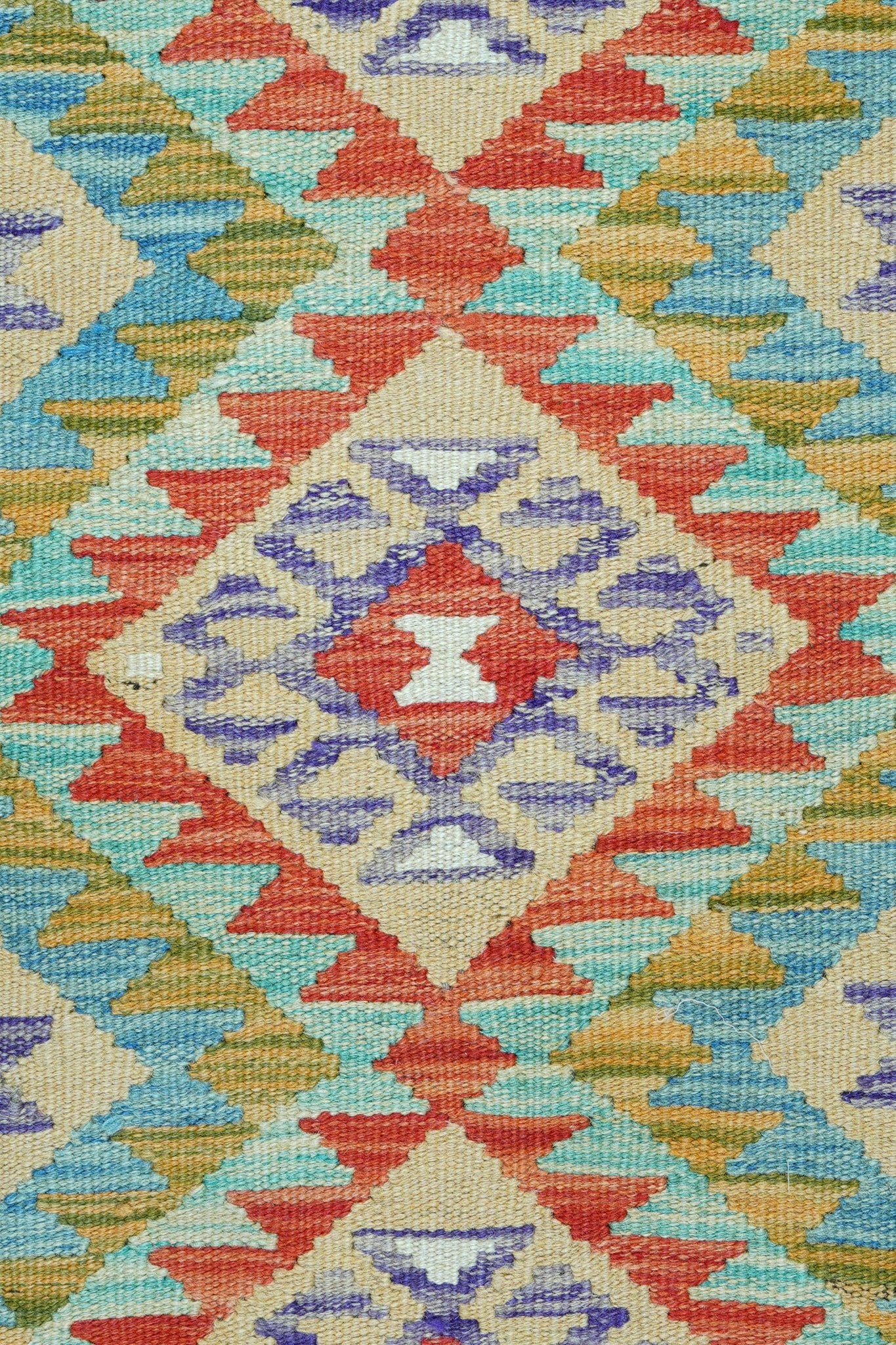 Kelim vloerkleed handgeweven uit Afghanistan - 3