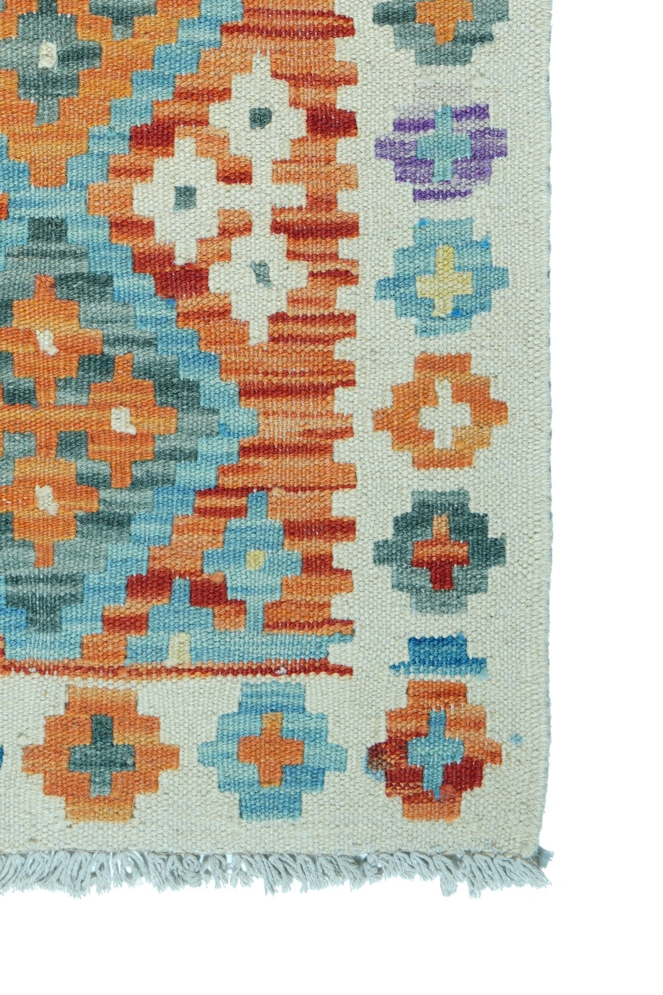 Kelim vloerkleed handgeweven uit Afghanistan - 4