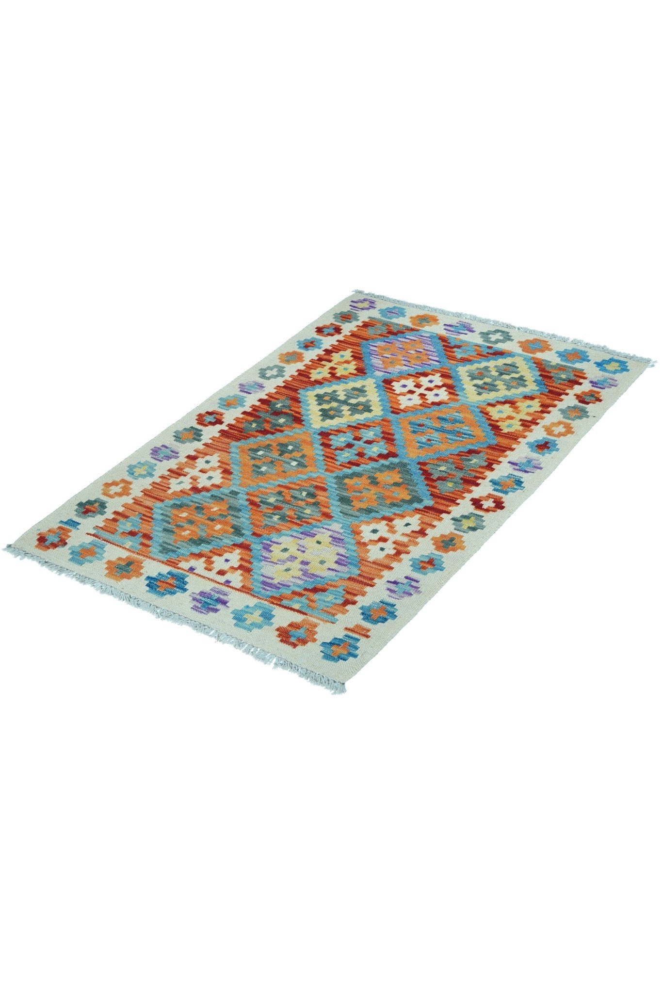 Kelim vloerkleed handgeweven uit Afghanistan - 2