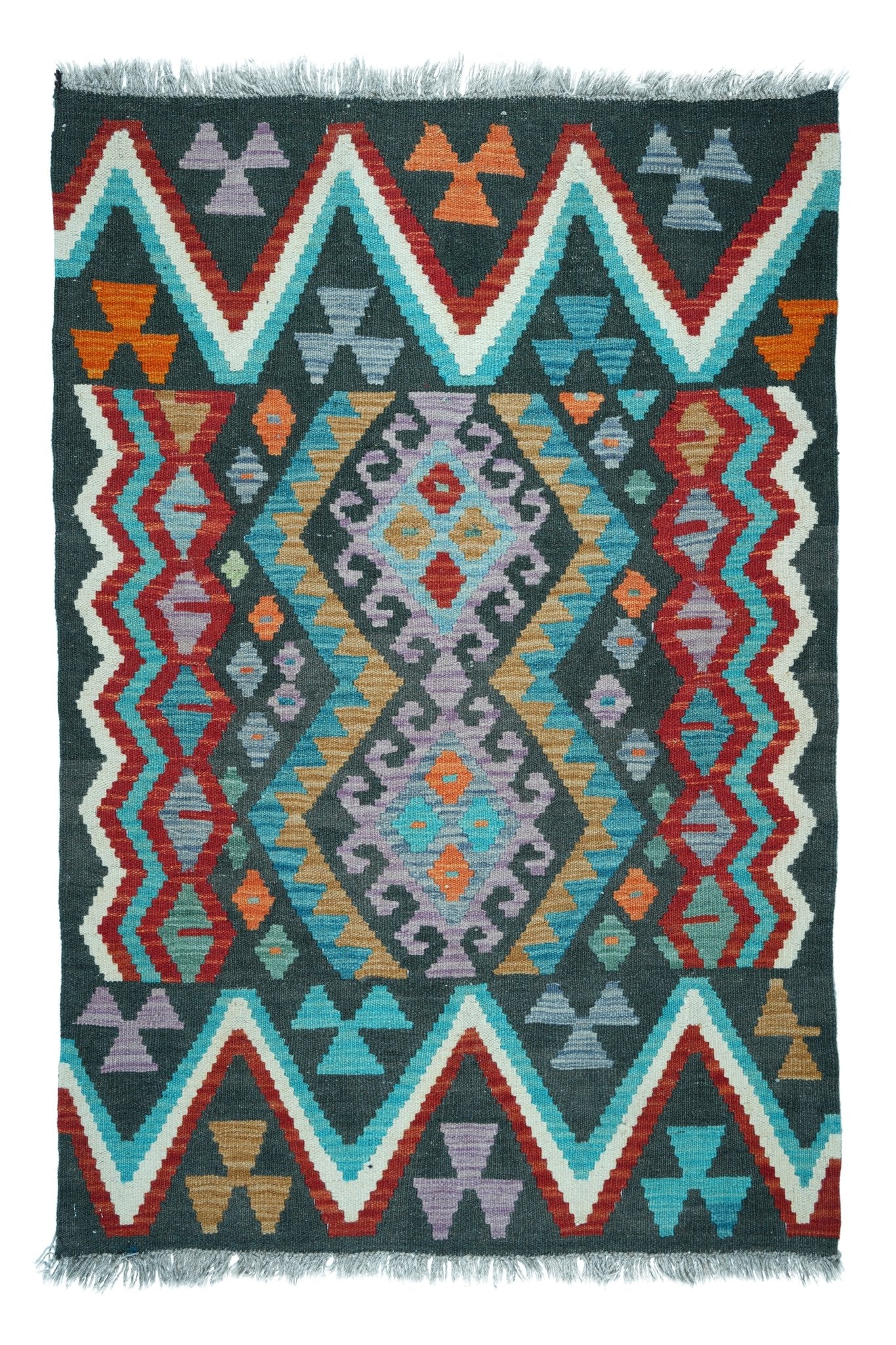 Kelim vloerkleed handgeweven uit Afghanistan - 1