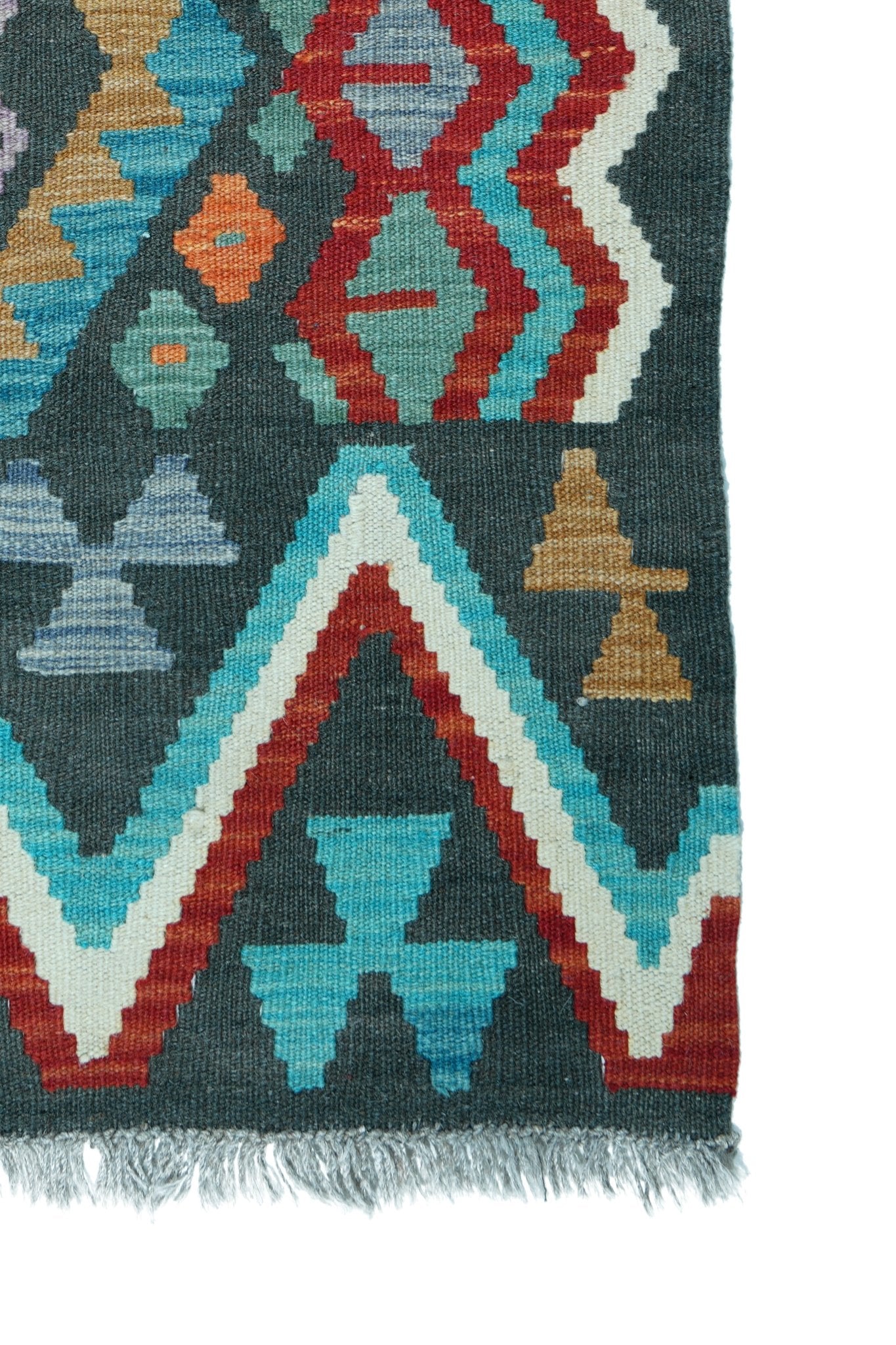 Kelim vloerkleed handgeweven uit Afghanistan - 4