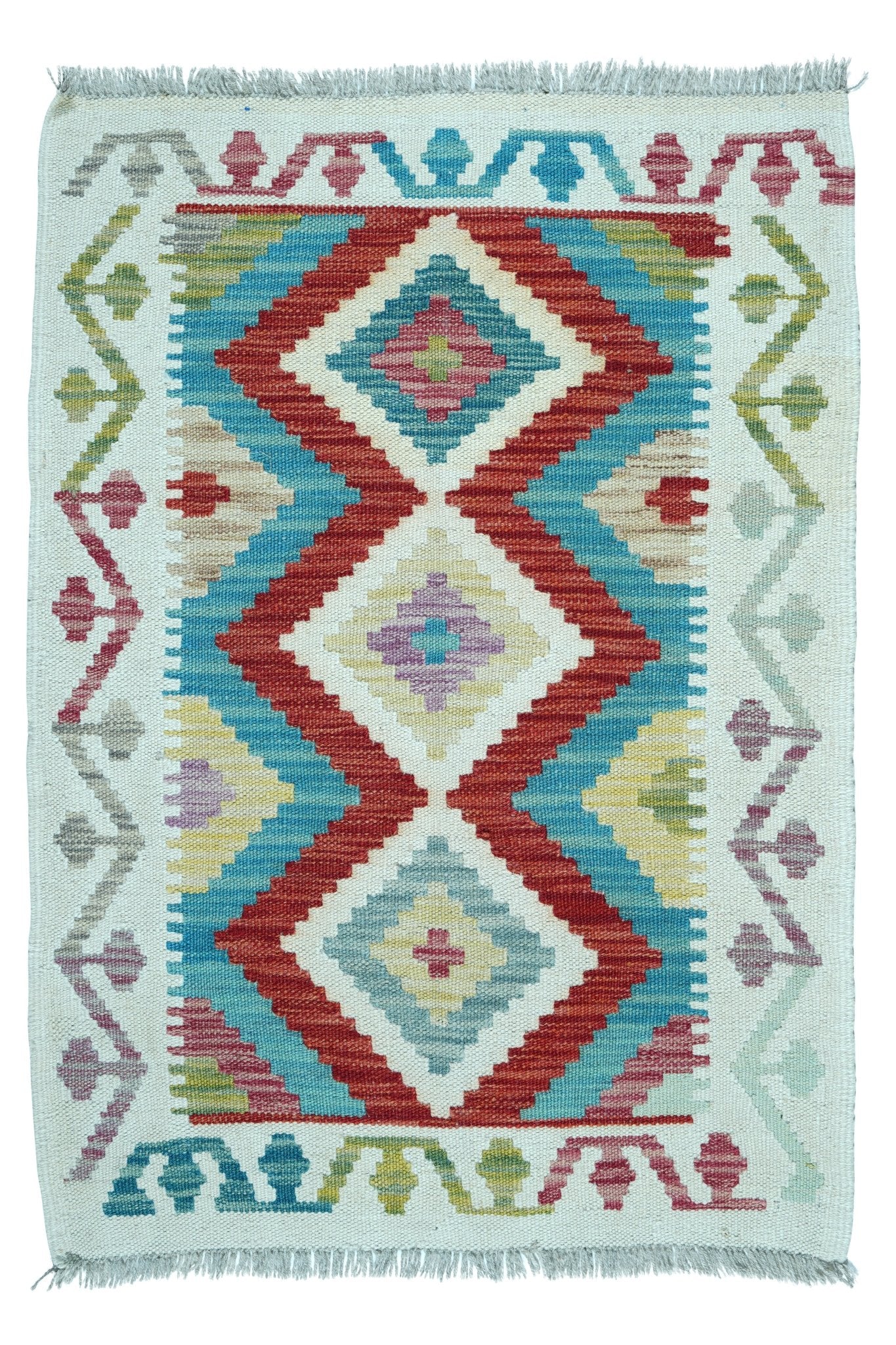 Kelim vloerkleed handgeweven uit Afghanistan - 1