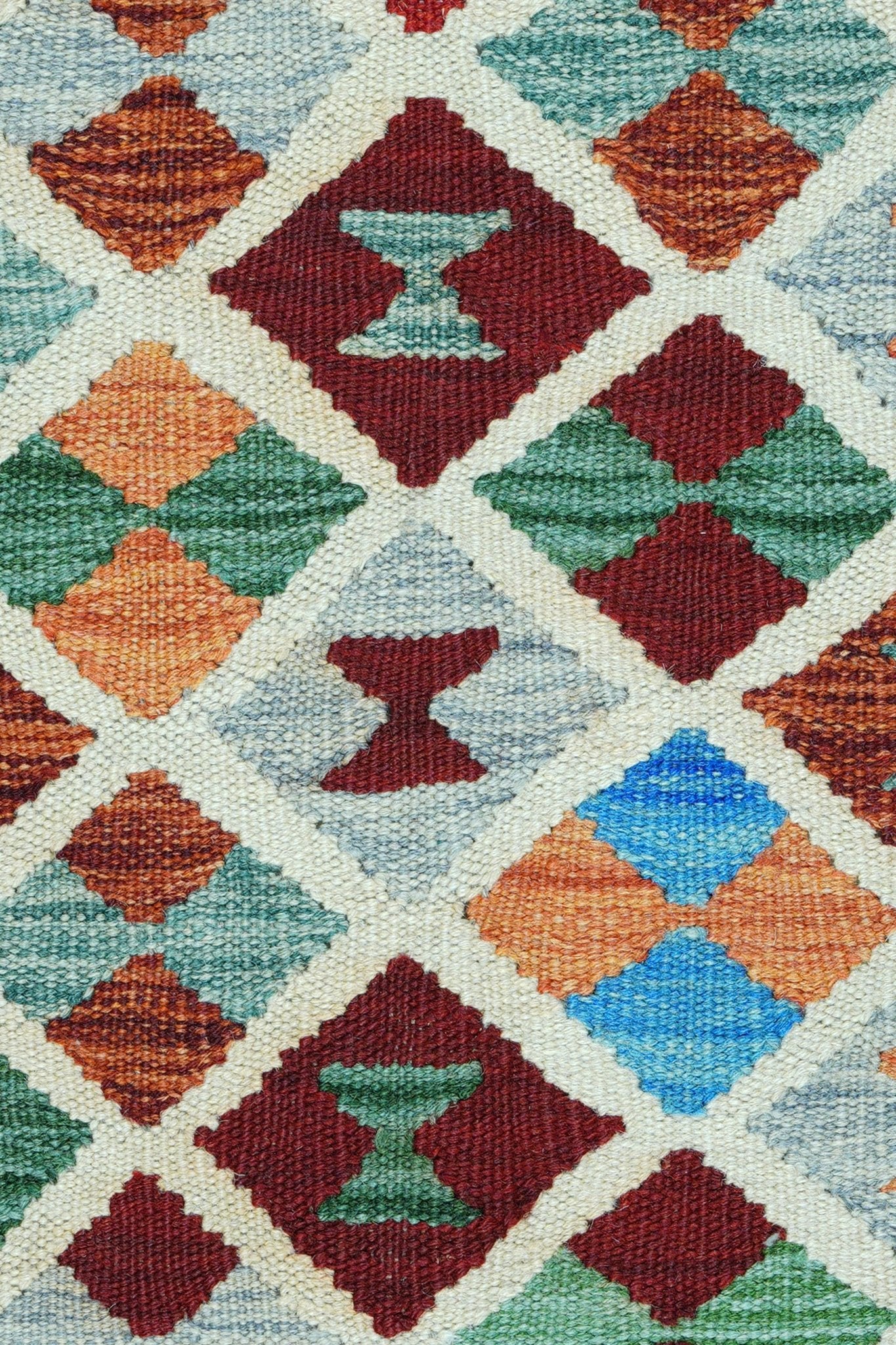 Kelim vloerkleed handgeweven uit Afghanistan - 3