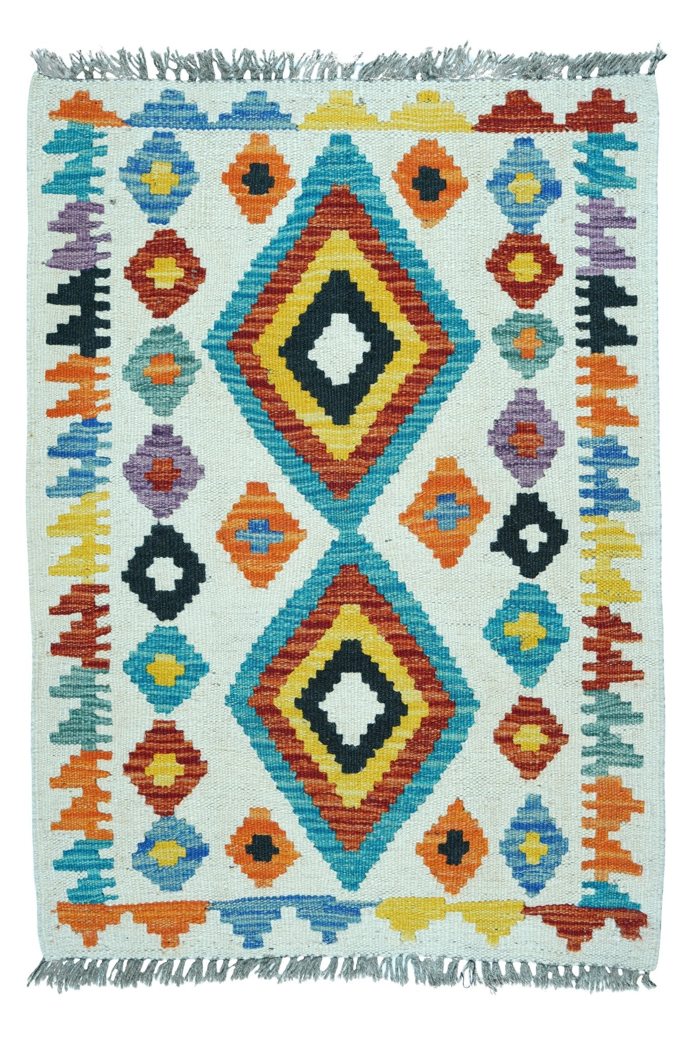 Kelim vloerkleed handgeweven uit Afghanistan - 1