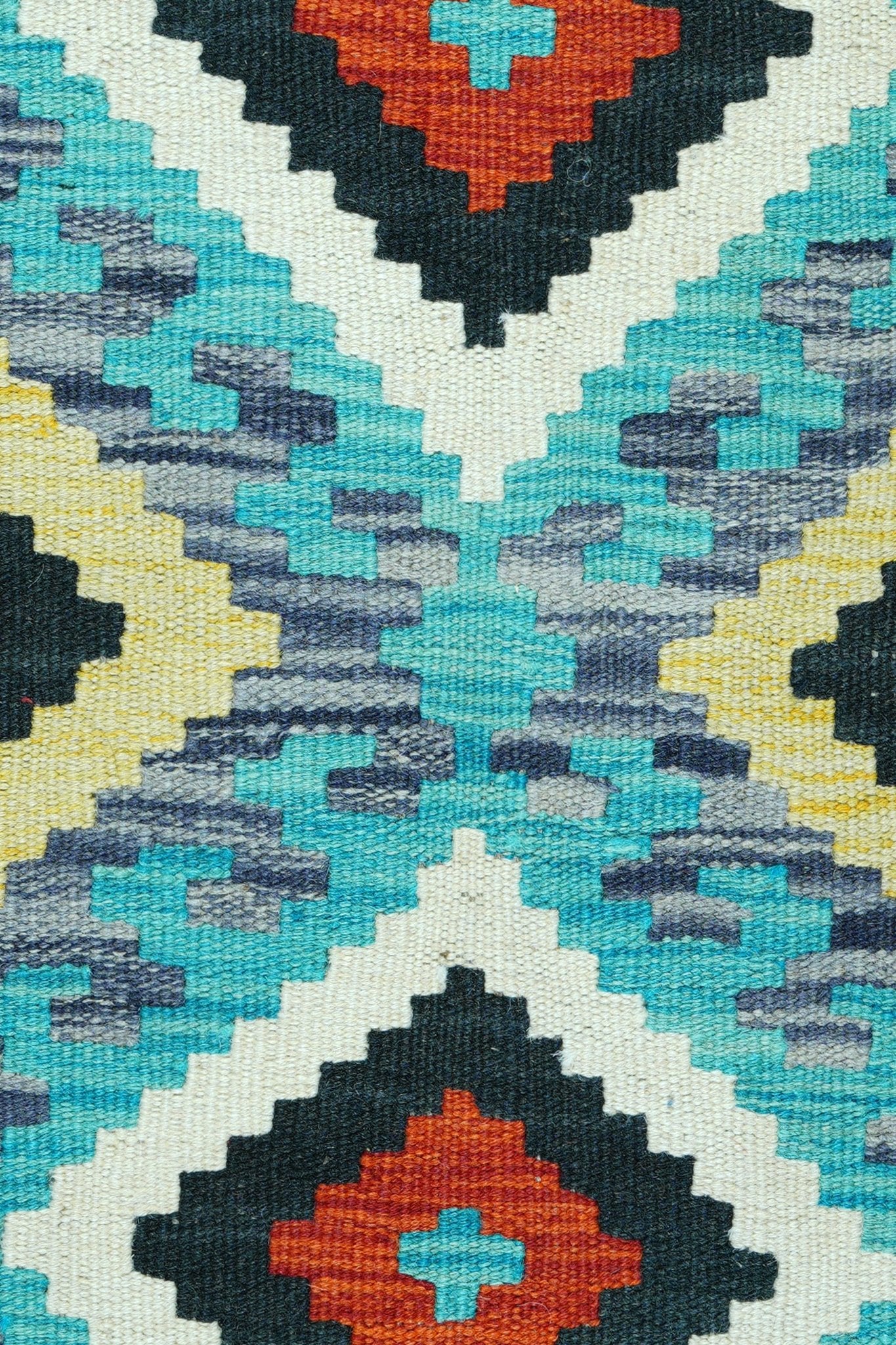 Kelim vloerkleed handgeweven uit Afghanistan - 3