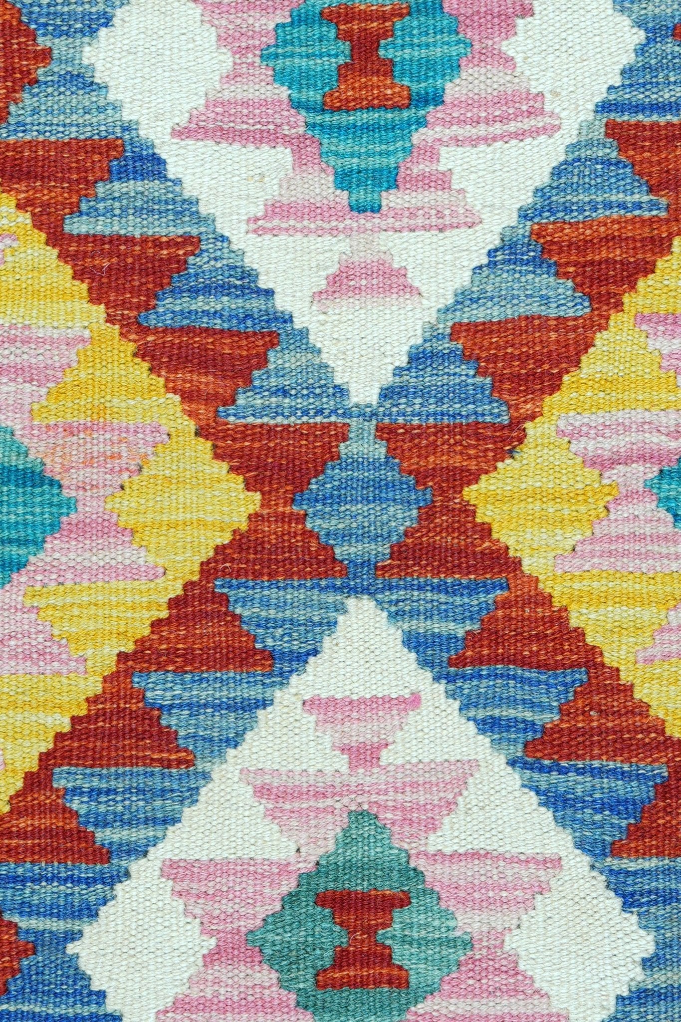 Kelim vloerkleed handgeweven uit Afghanistan - 3