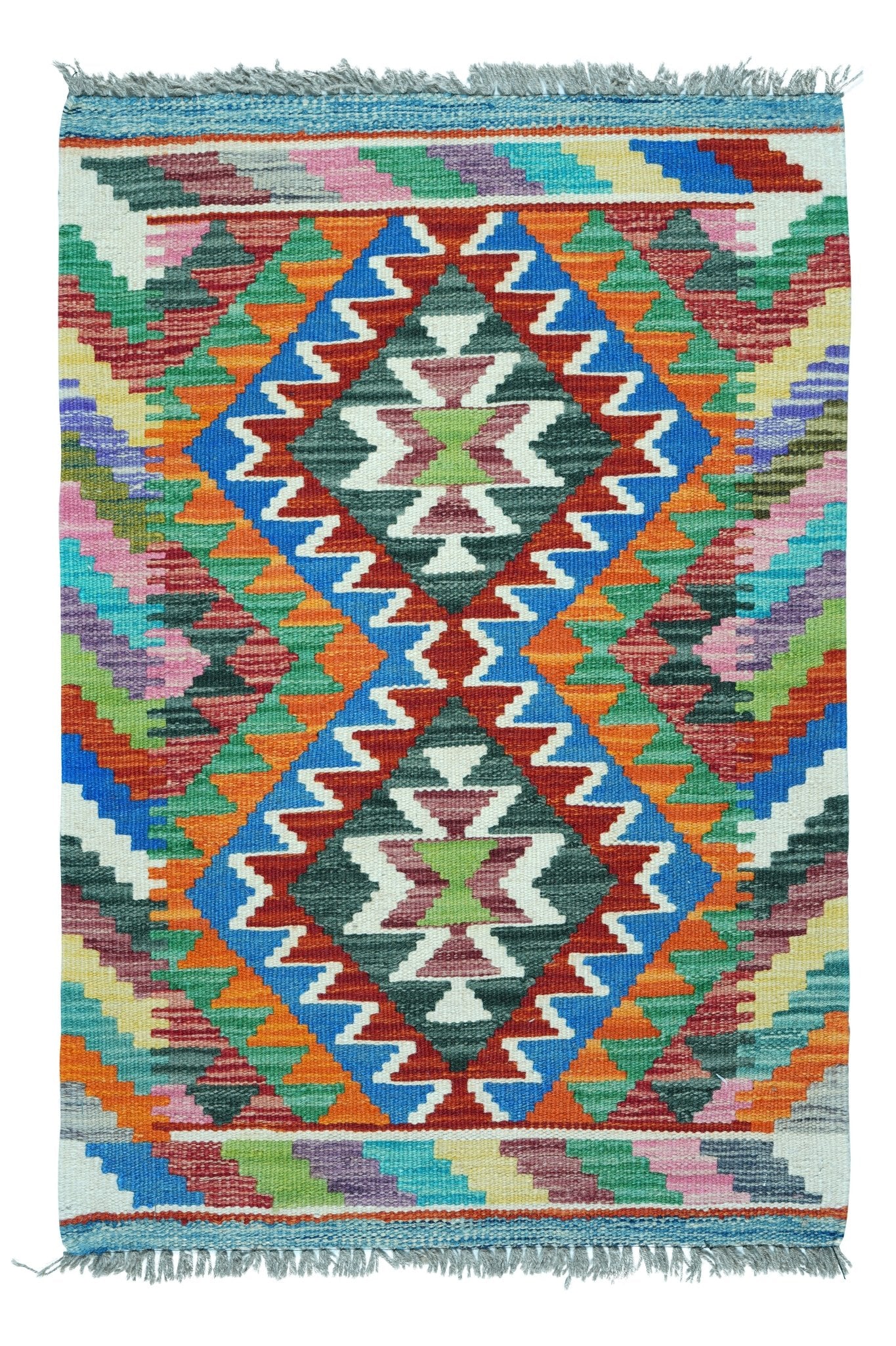 Kelim vloerkleed handgeweven uit Afghanistan - 1