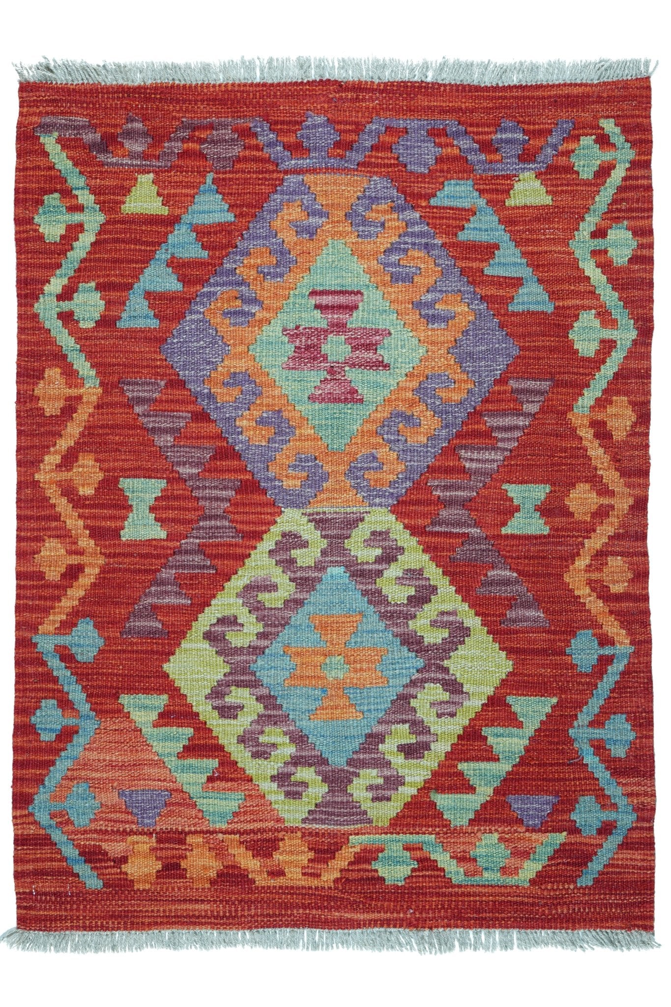 Kelim vloerkleed handgeweven uit Afghanistan - 1