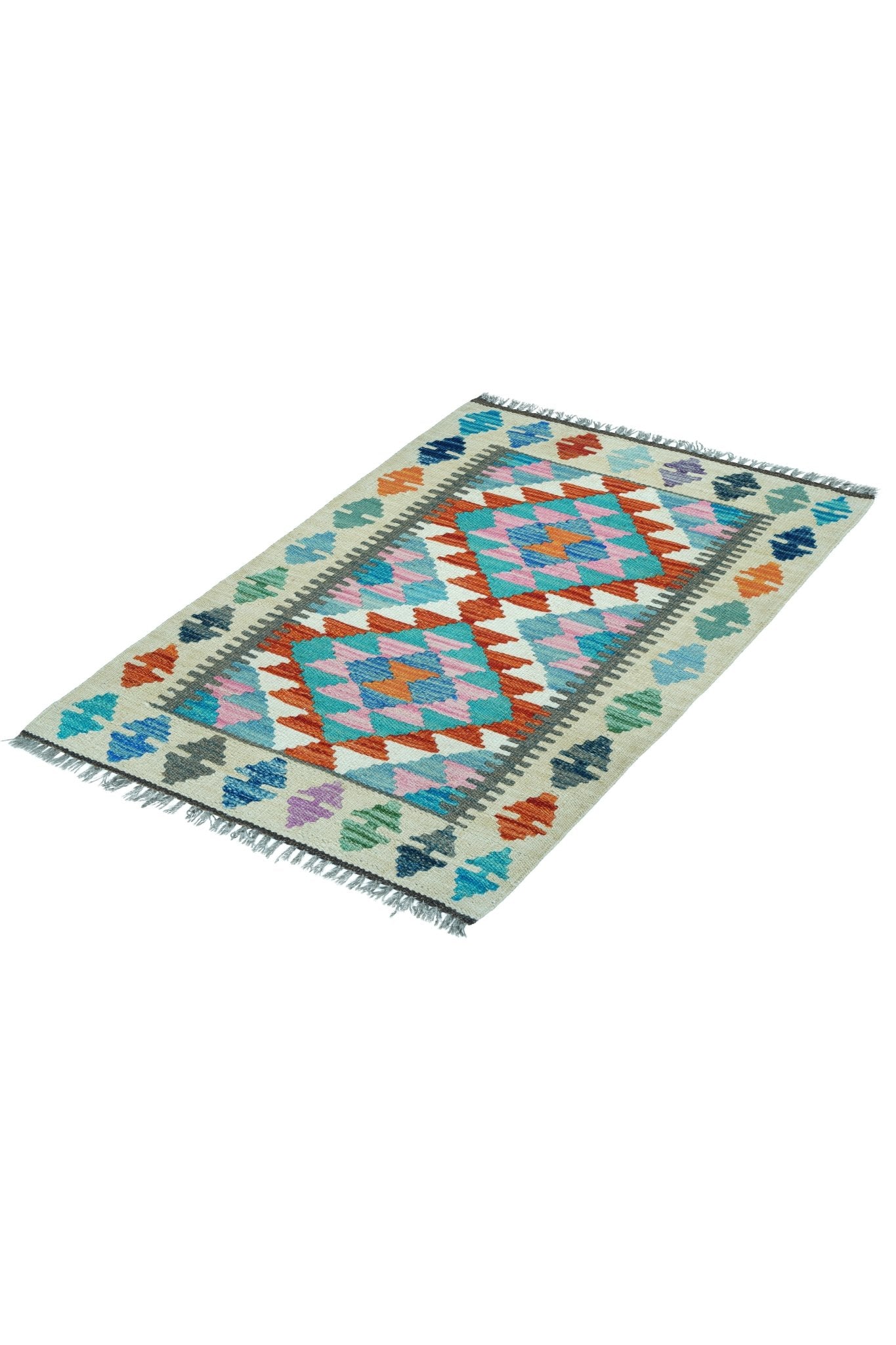 Kelim vloerkleed handgeweven uit Afghanistan - 2