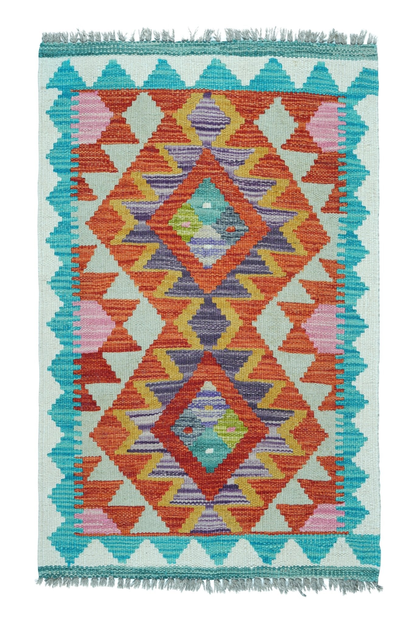 Kelim vloerkleed handgeweven uit Afghanistan - 1