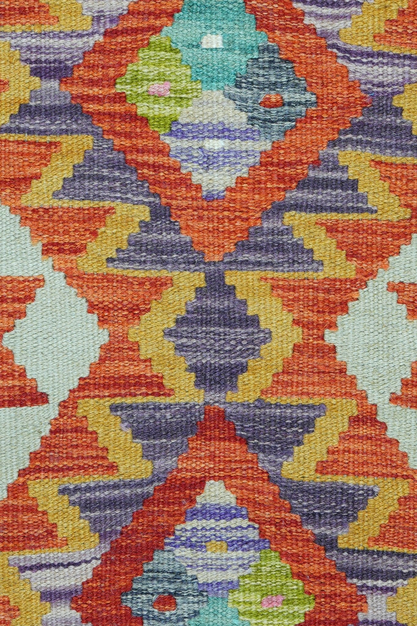 Kelim vloerkleed handgeweven uit Afghanistan - 3